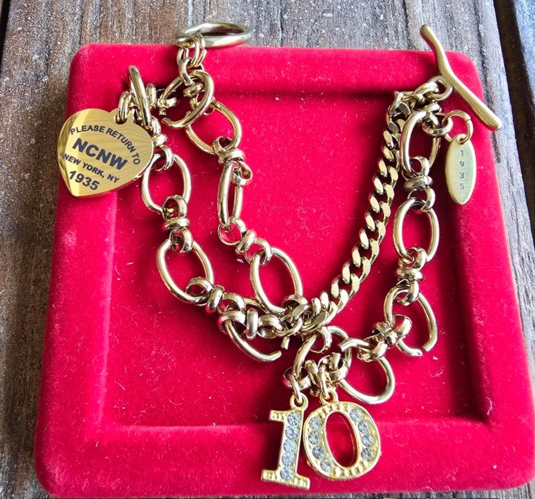 National Council of Negro Women Bracelet- 1935 Bracelet - NCNW Jewelry - NCNW gift - HBCU Jewelry