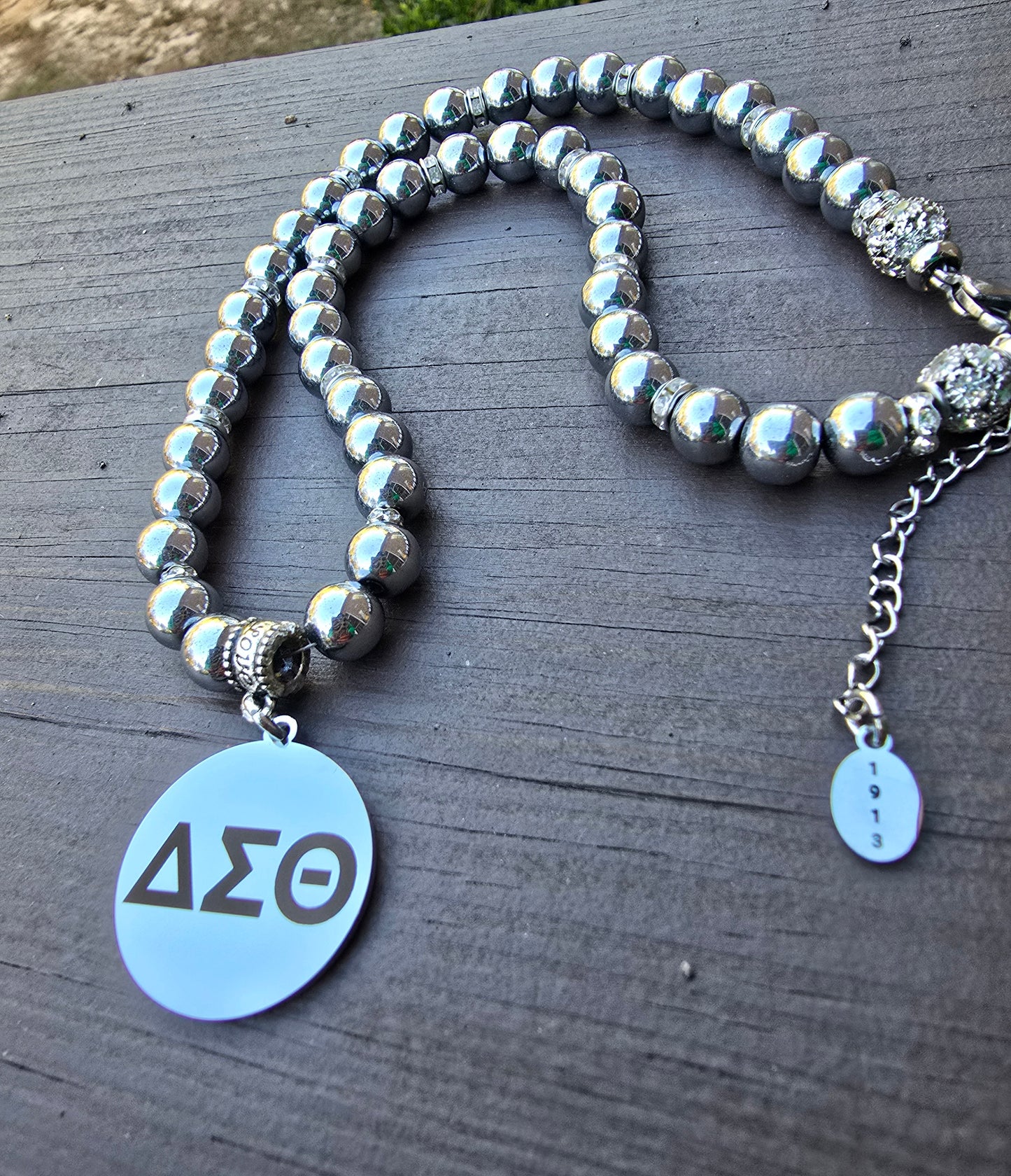 Delta Sigma Theta Beaded Sorority Necklaces - Beaded Sorority Necklace - Delta Sigma Theta Jewelry