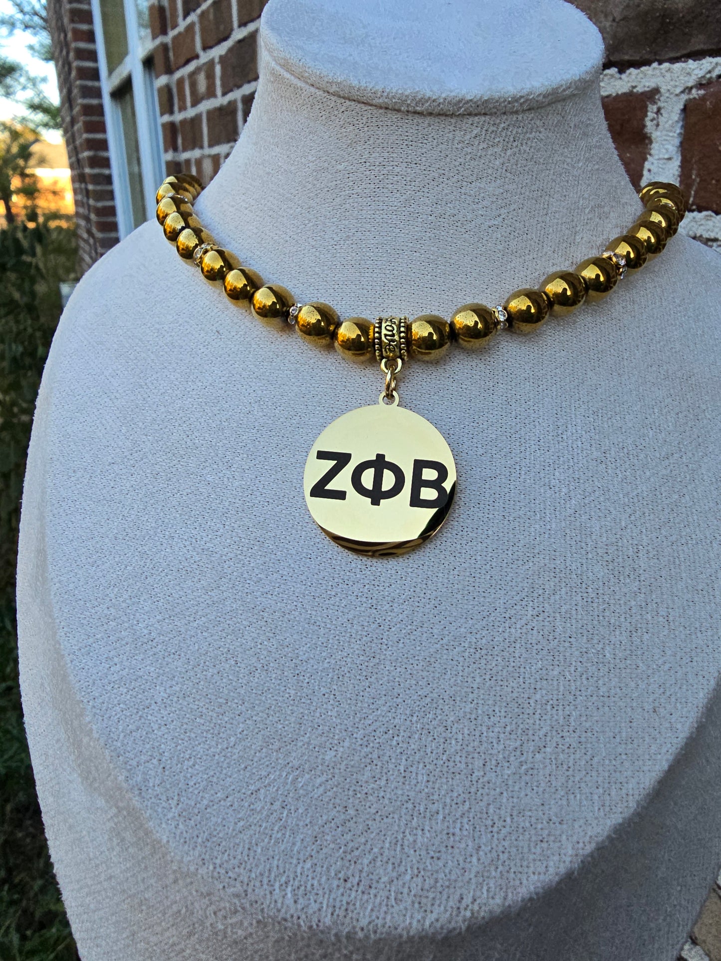 Zeta Phi Beta Beaded Sorority Necklaces - Z Phi B Beaded Sorority Necklace - Zeta Phi Beta Jewelry