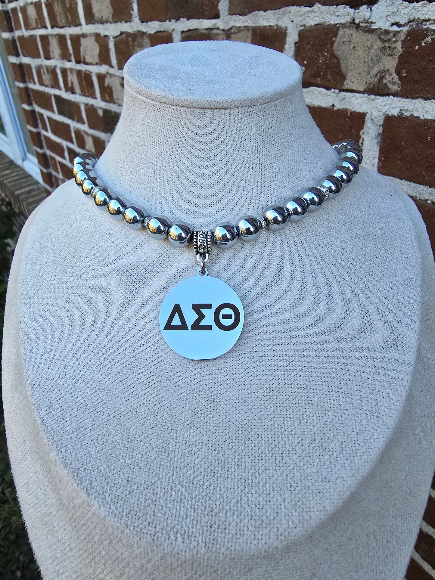 Delta Sigma Theta Beaded Sorority Necklaces - Beaded Sorority Necklace - Delta Sigma Theta Jewelry