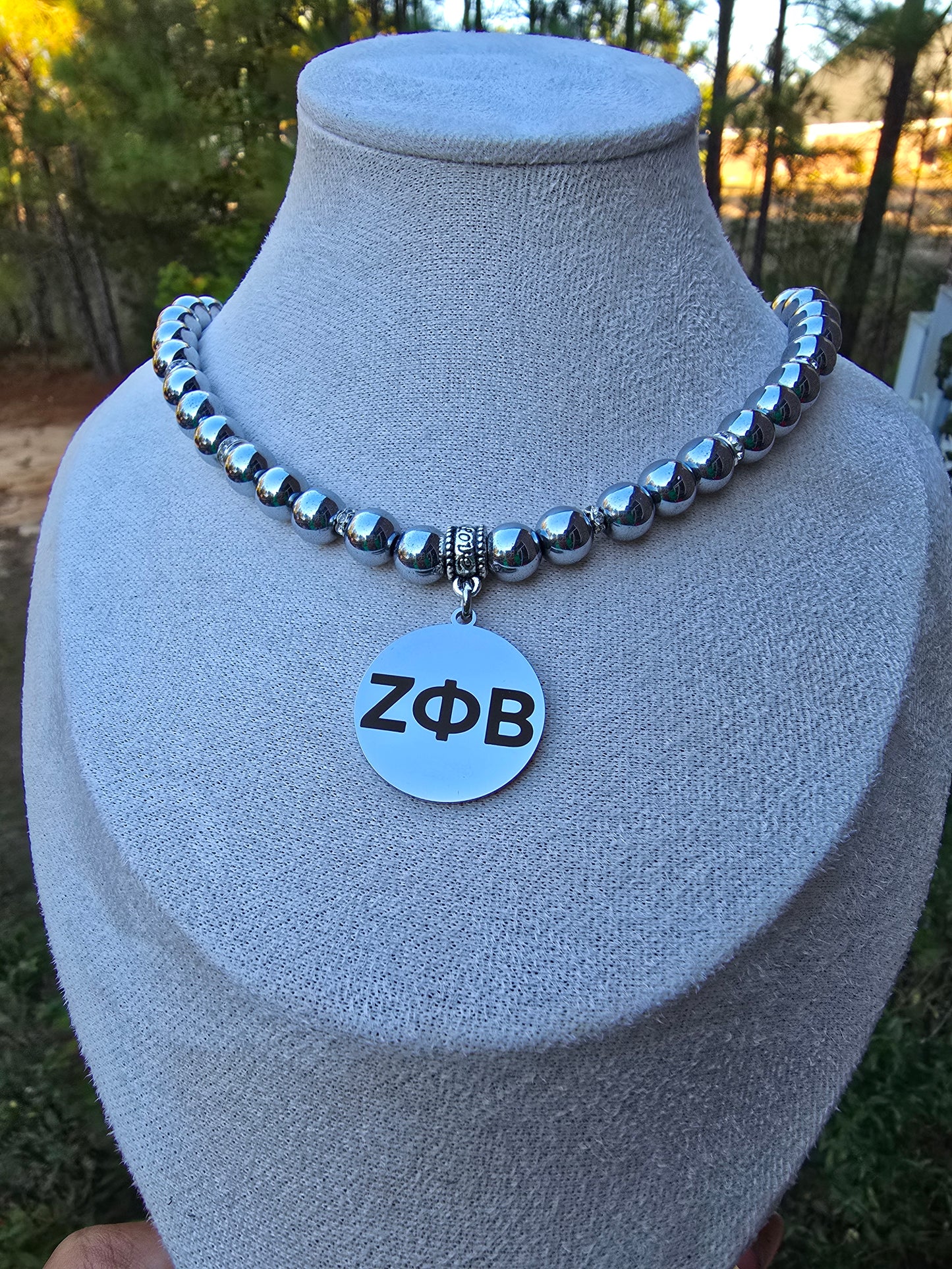 Zeta Phi Beta Beaded Sorority Necklaces - Z Phi B Beaded Sorority Necklace - Zeta Phi Beta Jewelry