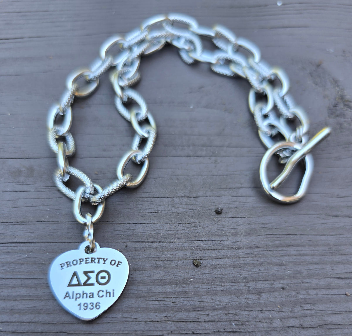 Property of Delta Sigma Theta Sorority Alpha Chi 1936 Custom Necklace