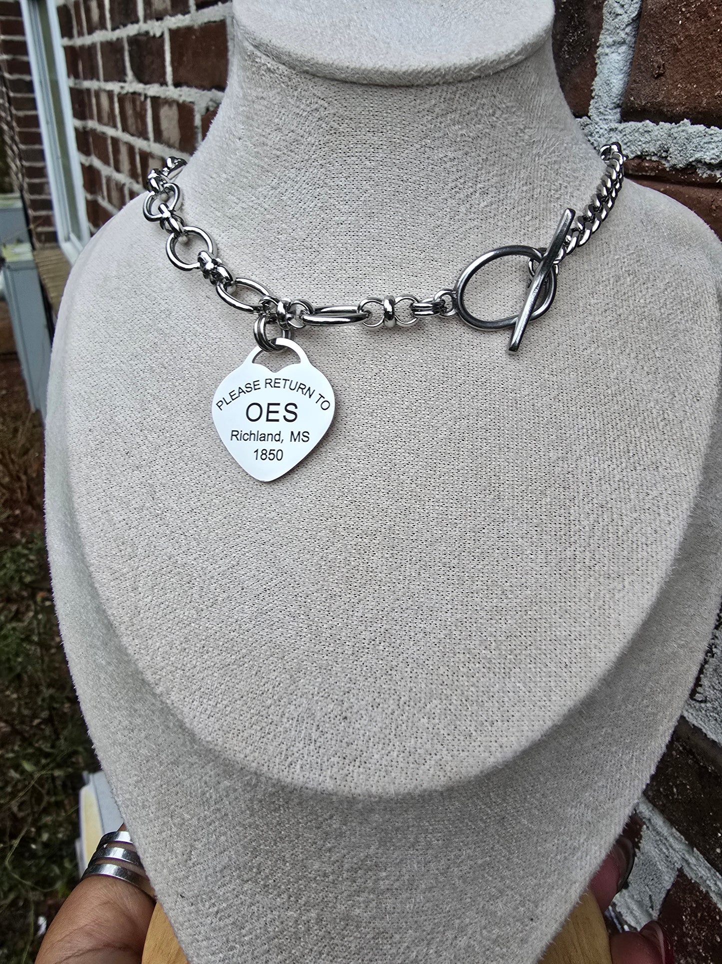 Order of Eastern Star Necklace - 1850 Necklace - OES Jewelry - OES gift - HBCU Jewelry