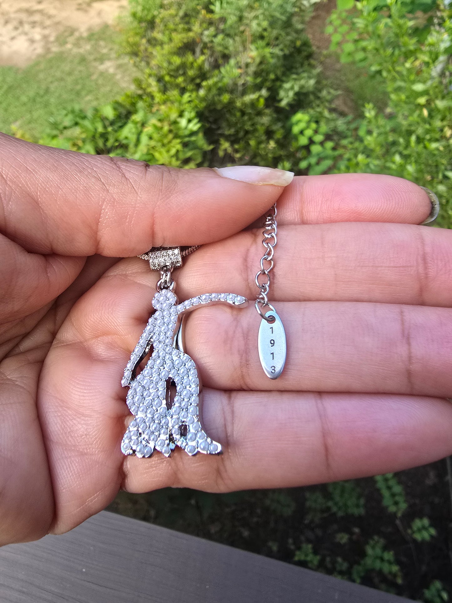 Delta Sigma Theta Sorority Lady Fortitude Necklace