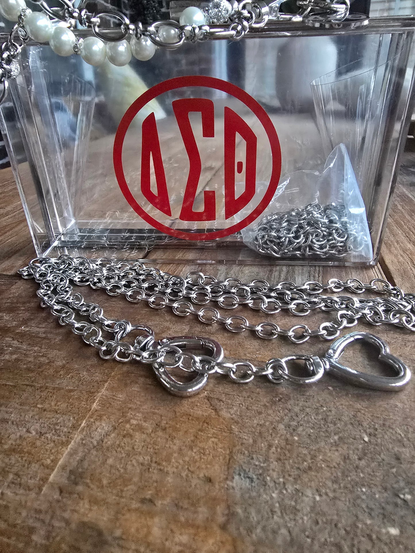 Delta Sigma Theta Sorority Crossbody/Clutch Handbag