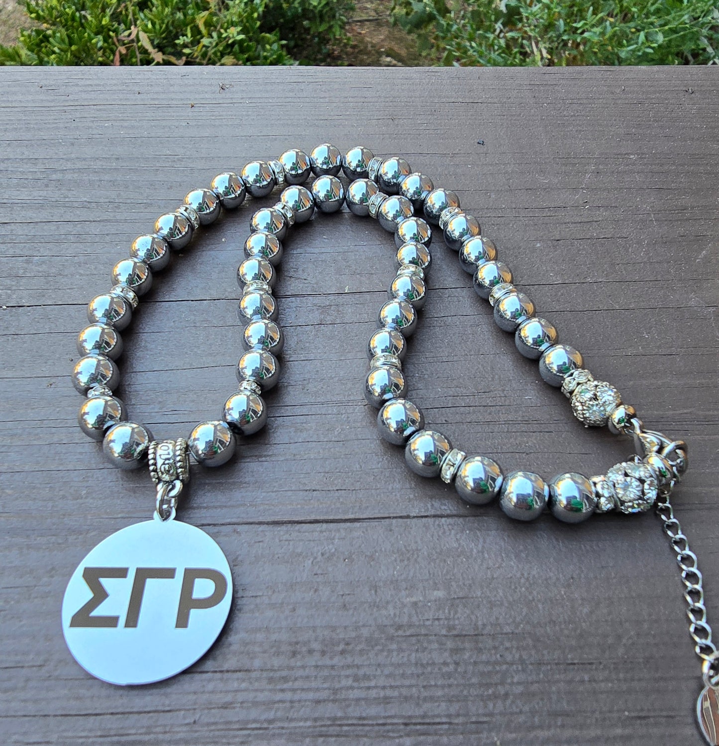 Sigma Gamma Rho Beaded Sorority Necklaces - SGRHO Beaded Sorority Necklace - Sigma Gamma Rho Jewelry