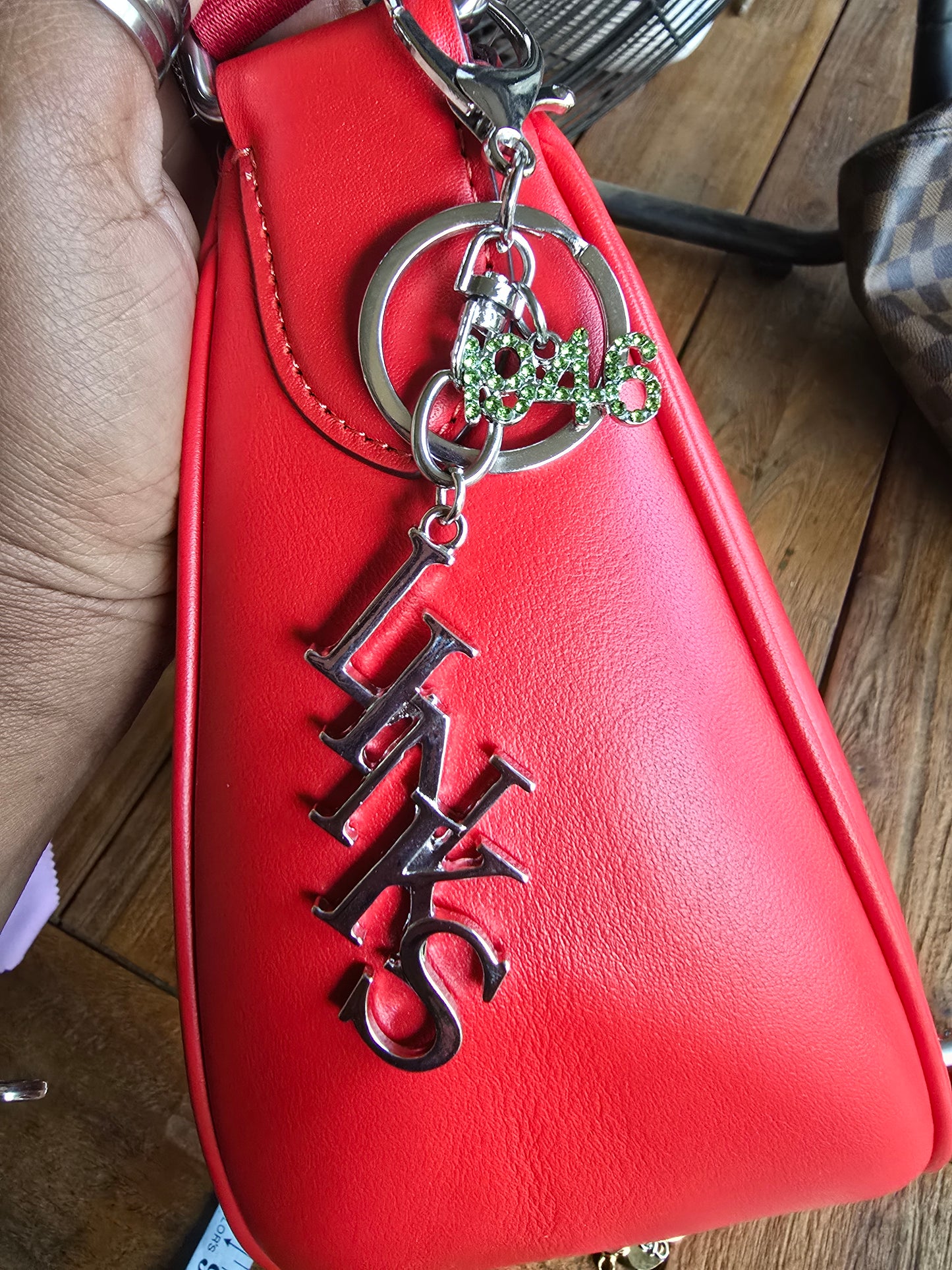 Links Handbag Charm/Key Ring - Links Purse Charm - Social Organization Charm/Key Ring - The Links Purse Charm/Key Ring - 1946 Purse Charm/ Key Ring