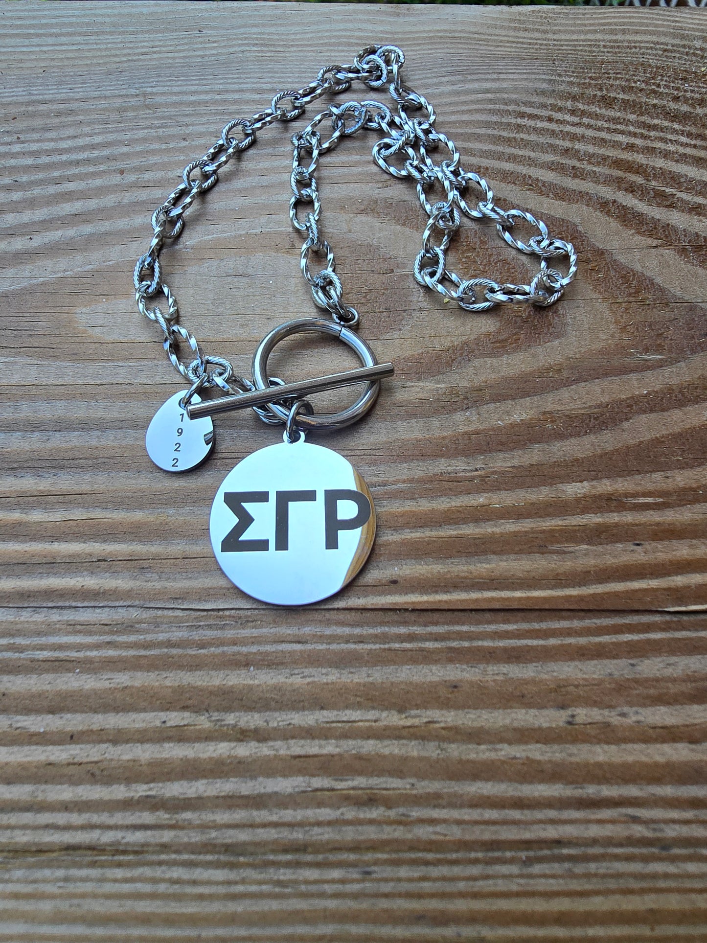 SGRho necklace- Sorority necklace - Sigma Gamma Rho- Sorority gift - HBCU - Divine Nine Sororities