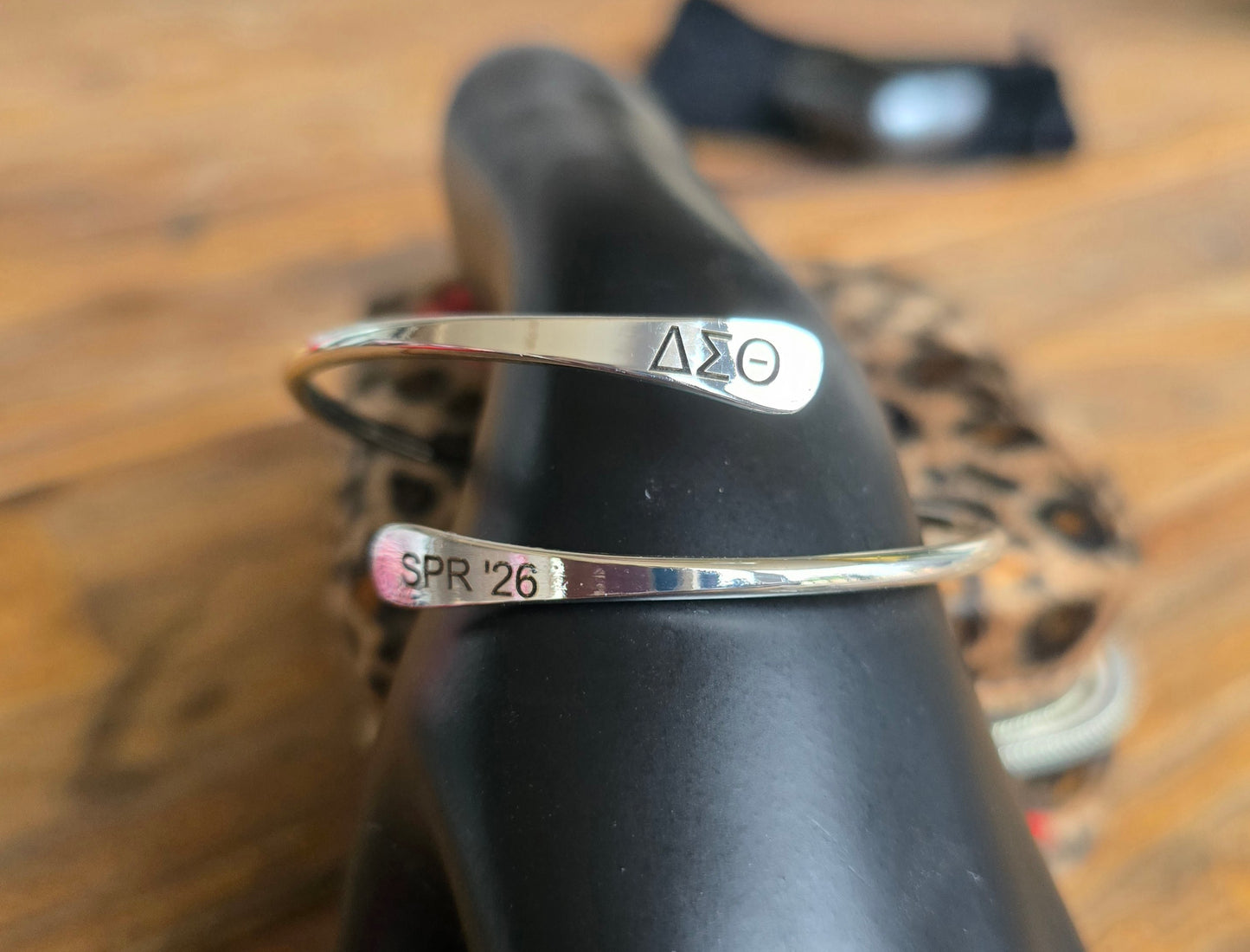 Delta Spring 2026 Adjustable Cuff Bracelet - HBCU Bracelet Delta Sigma Theta Bracelet - DST - Spring 2026 - Sorority Jewelry