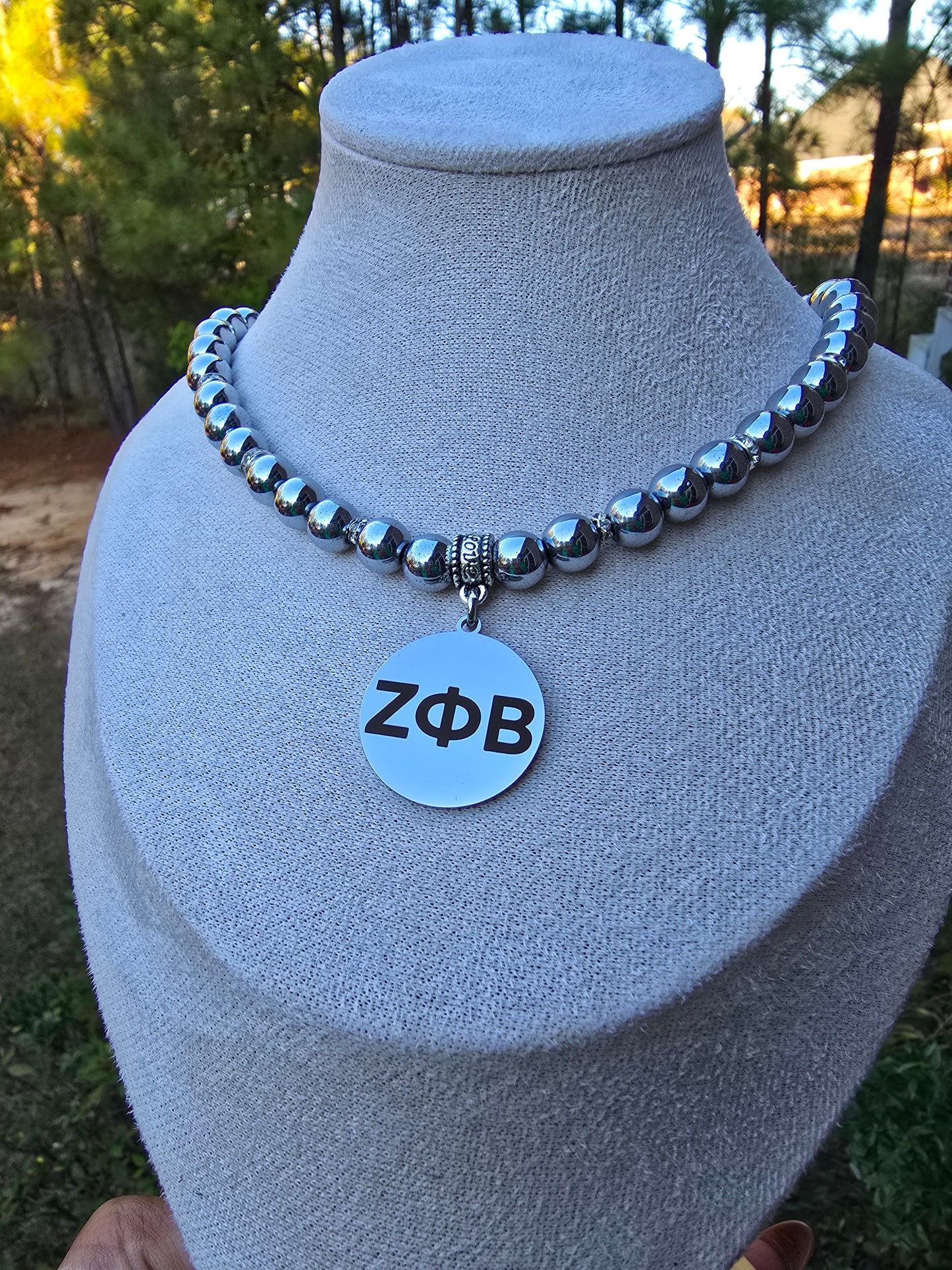 Zeta Phi Beta Beaded Sorority Necklaces - Z Phi B Beaded Sorority Necklace - Zeta Phi Beta Jewelry