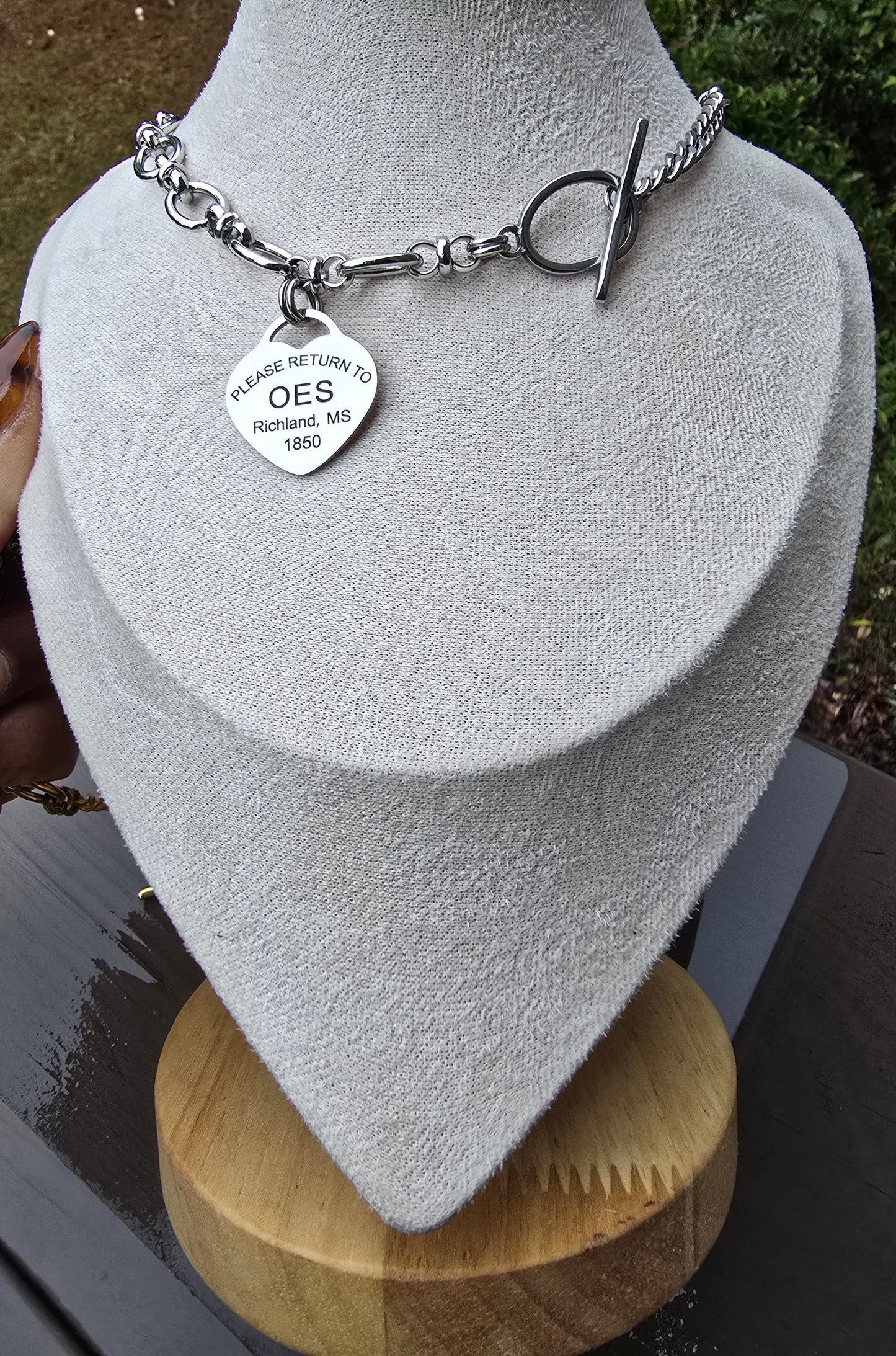 Order of Eastern Star Necklace - 1850 Necklace - OES Jewelry - OES gift - HBCU Jewelry