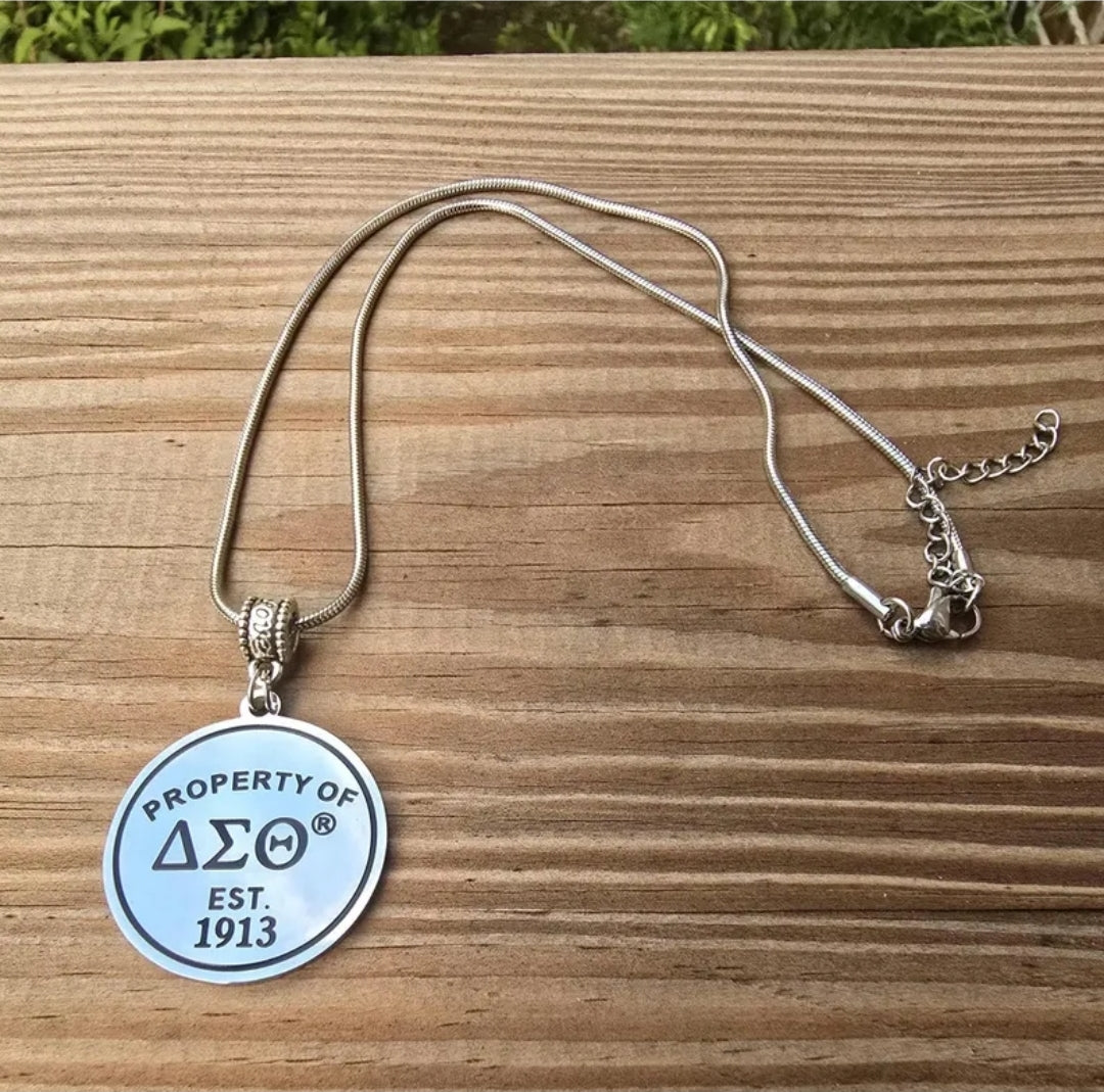 Property of Delta Sigma Theta Sorority Necklace