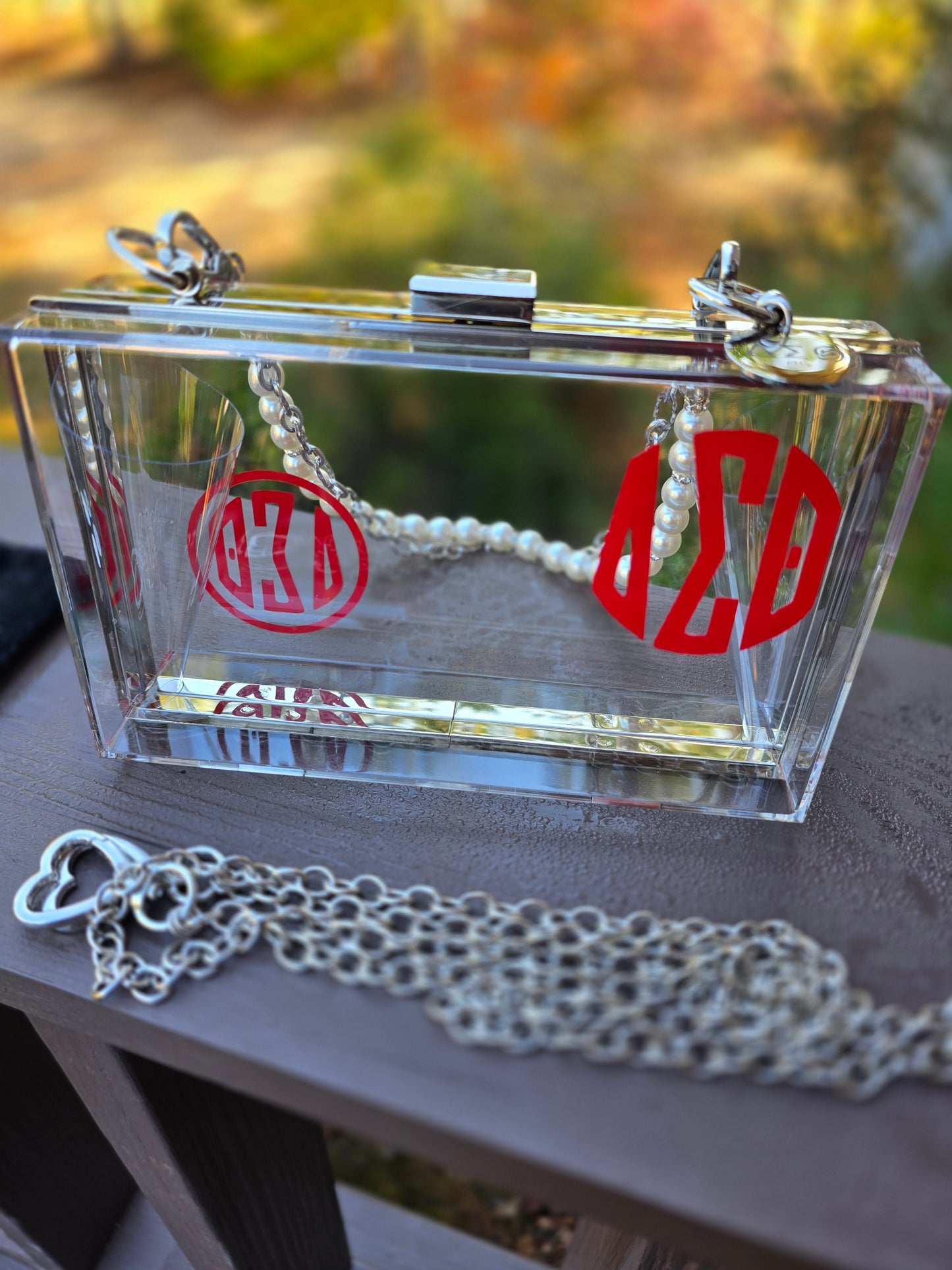 Delta Sigma Theta Sorority Crossbody/Clutch Handbag