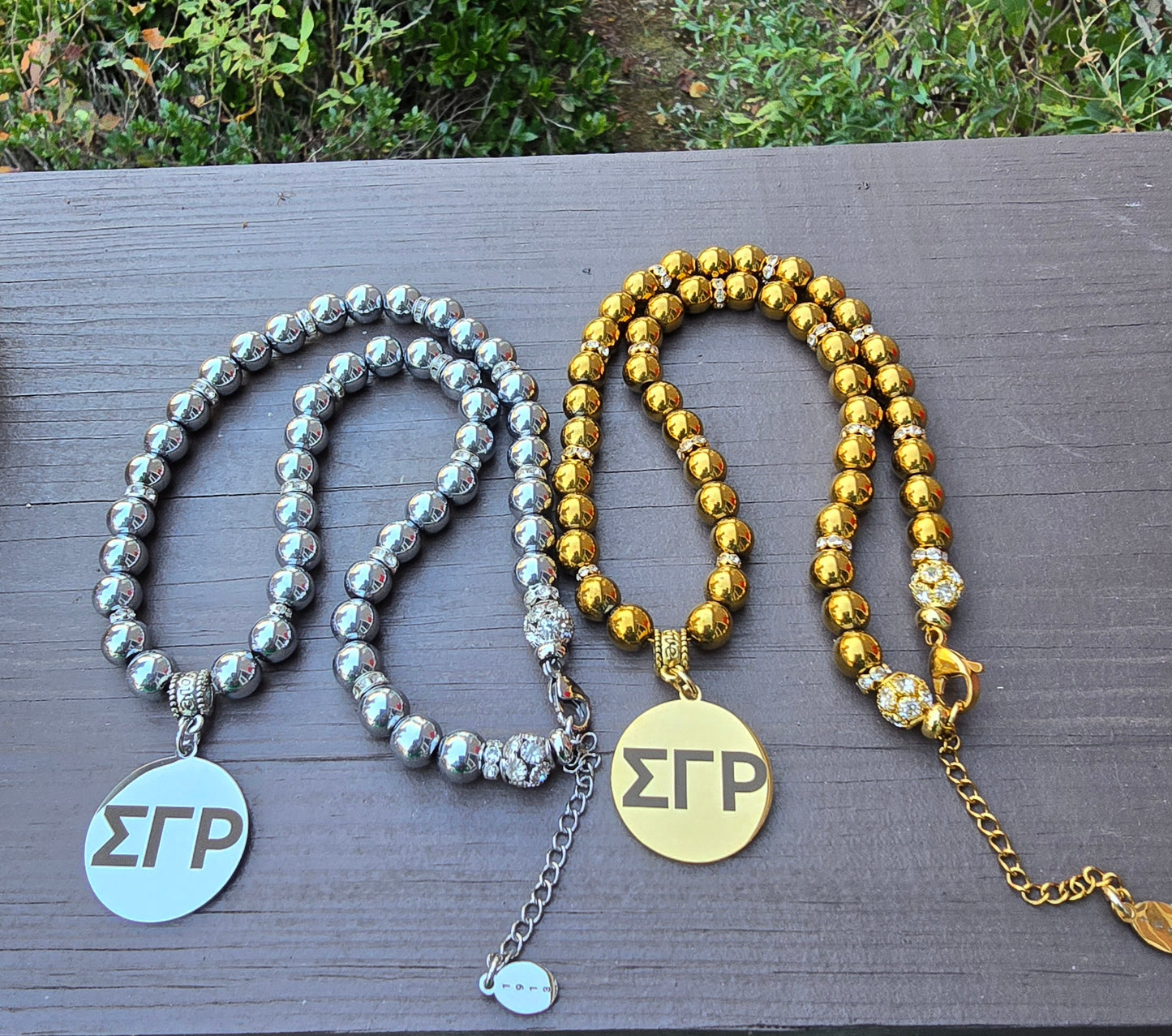 Sigma Gamma Rho Beaded Sorority Necklaces - SGRHO Beaded Sorority Necklace - Sigma Gamma Rho Jewelry