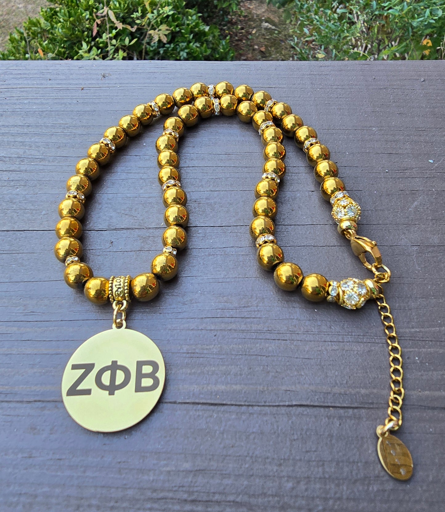 Zeta Phi Beta Beaded Sorority Necklaces - Z Phi B Beaded Sorority Necklace - Zeta Phi Beta Jewelry