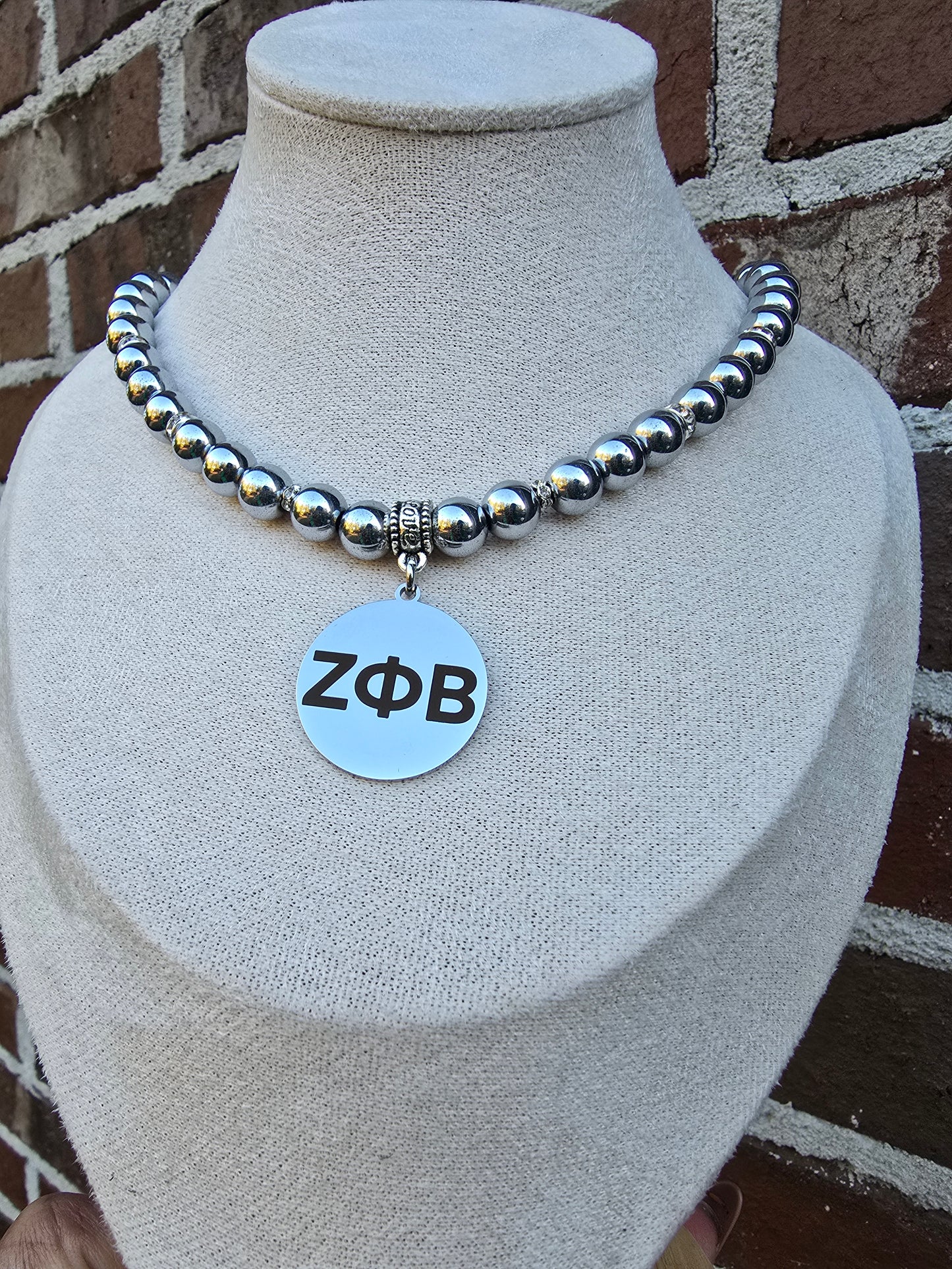 Zeta Phi Beta Beaded Sorority Necklaces - Z Phi B Beaded Sorority Necklace - Zeta Phi Beta Jewelry