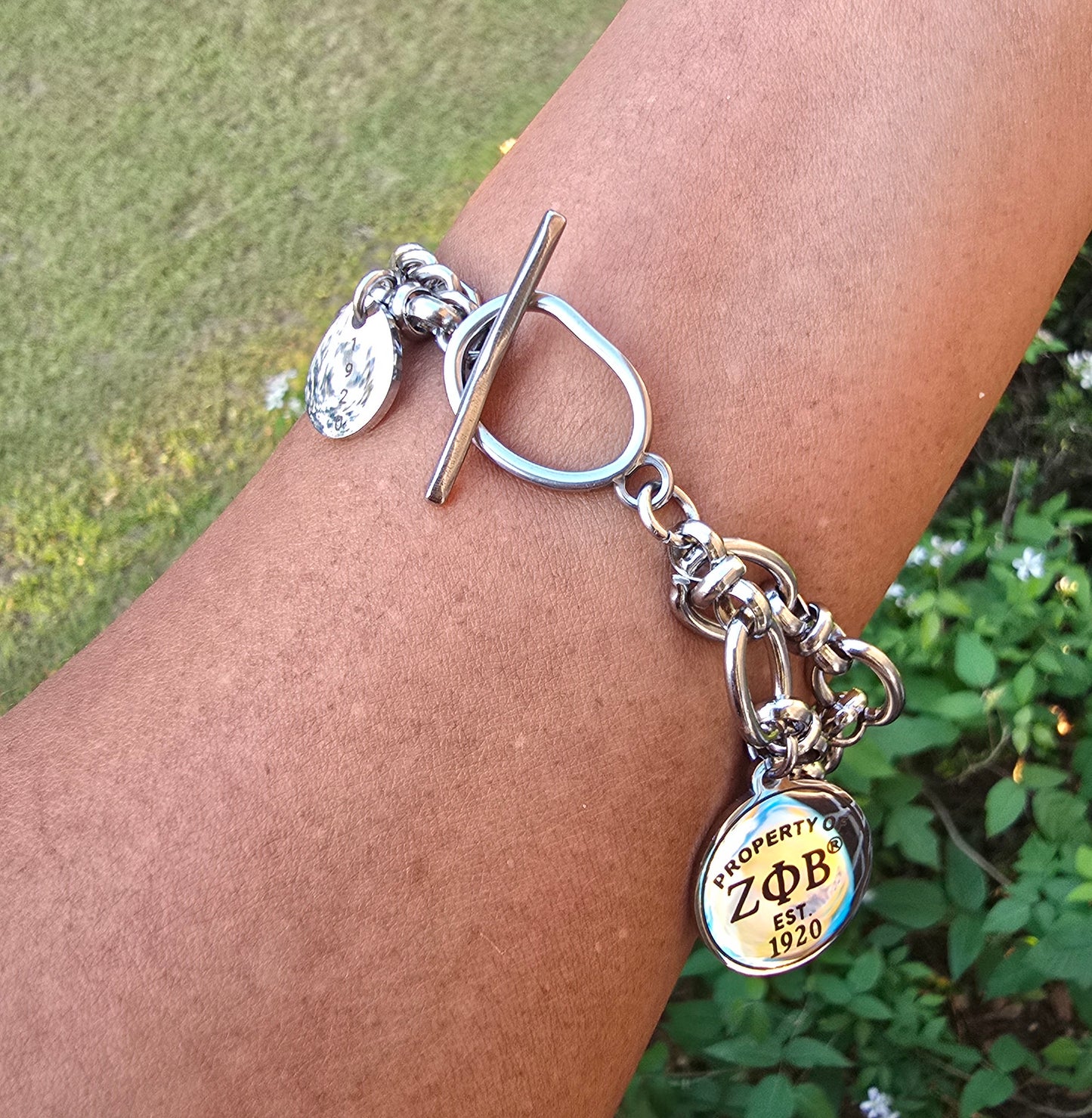 Property of Zeta Phi Beta Bracelet - 1920 - Zeta Bracelet - Sorority Bracelet - Z Phi B Bracelet - Divine Nine - Sorority Jewelry - HBCU bracelet