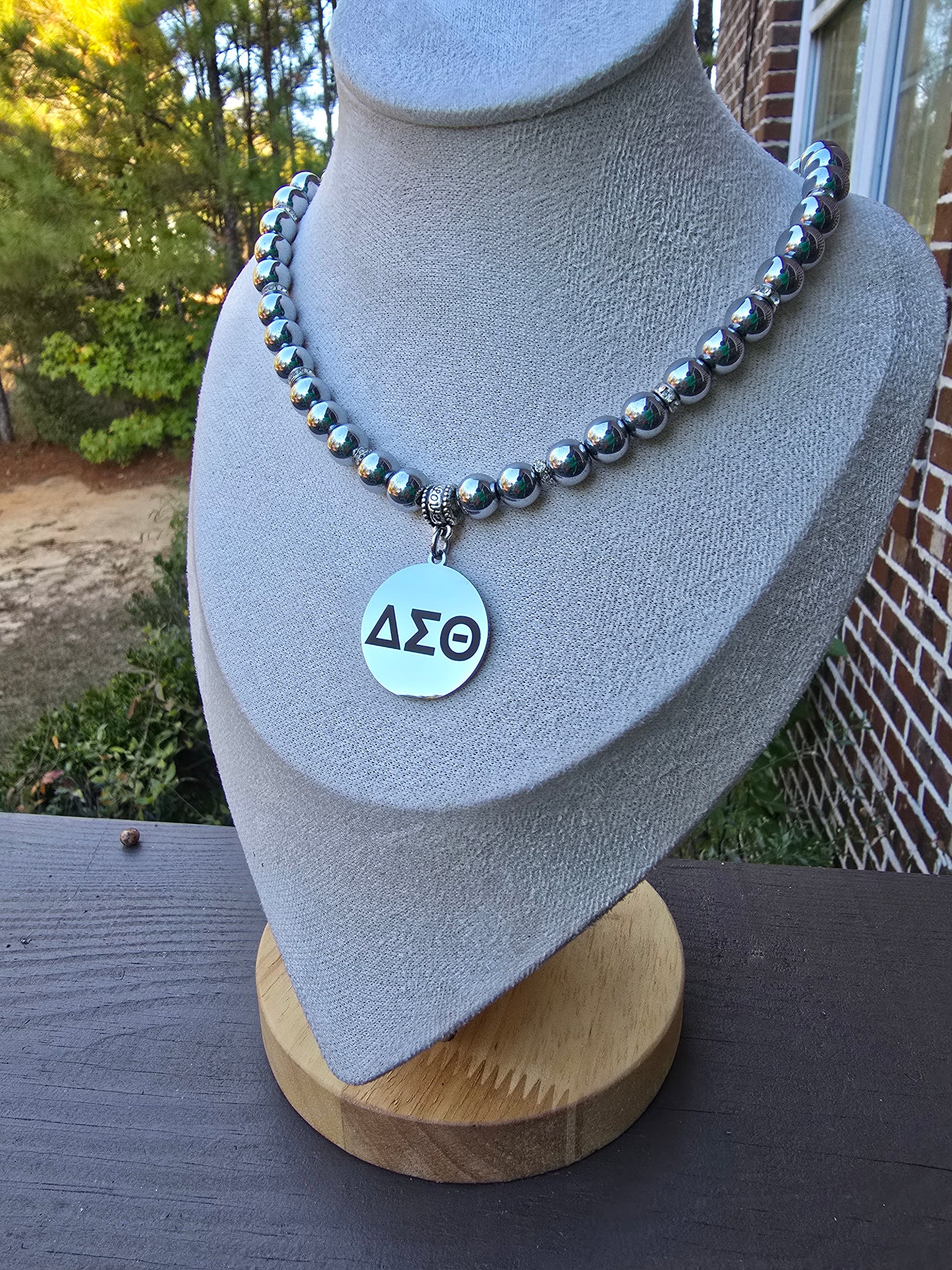 Delta Sigma Theta Beaded Sorority Necklaces - Beaded Sorority Necklace - Delta Sigma Theta Jewelry