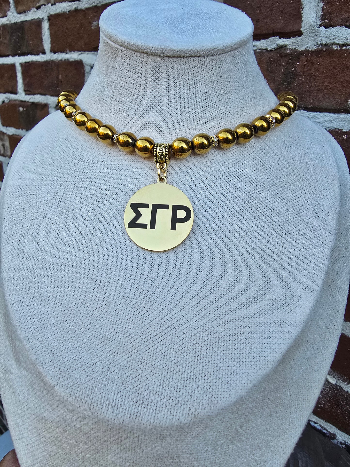 Sigma Gamma Rho Beaded Sorority Necklaces - SGRHO Beaded Sorority Necklace - Sigma Gamma Rho Jewelry