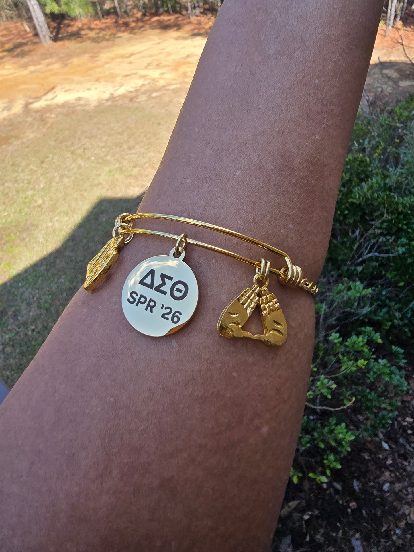 Delta Spring 2026 Charm Bracelet - HBCU Bracelet Delta Sigma Theta Bracelet - DST - Spring 2026 - Sorority Jewelry