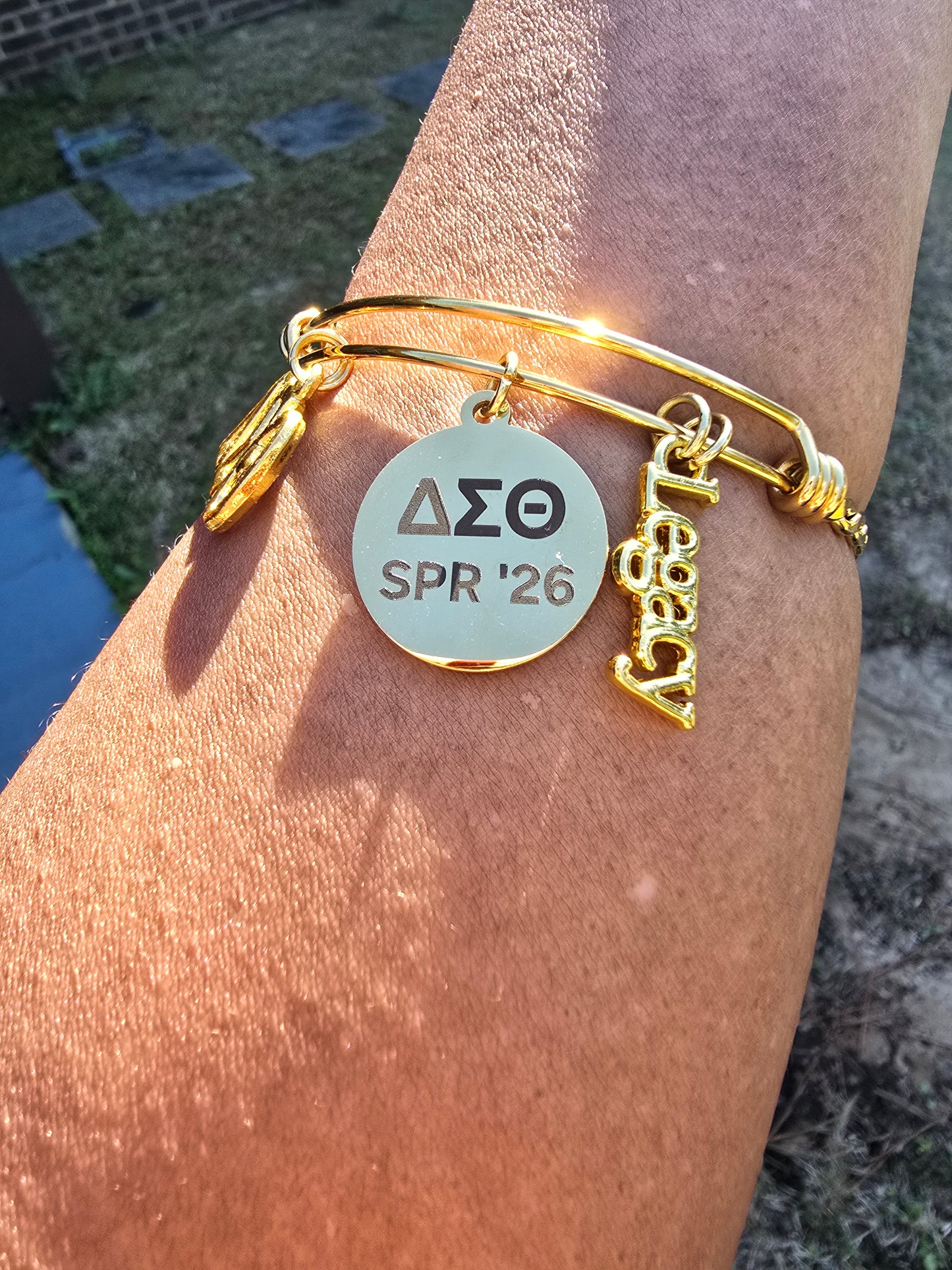 Delta Spring 2026 Charm Bracelet - HBCU Bracelet Delta Sigma Theta Bracelet - DST - Spring 2026 - Sorority Jewelry