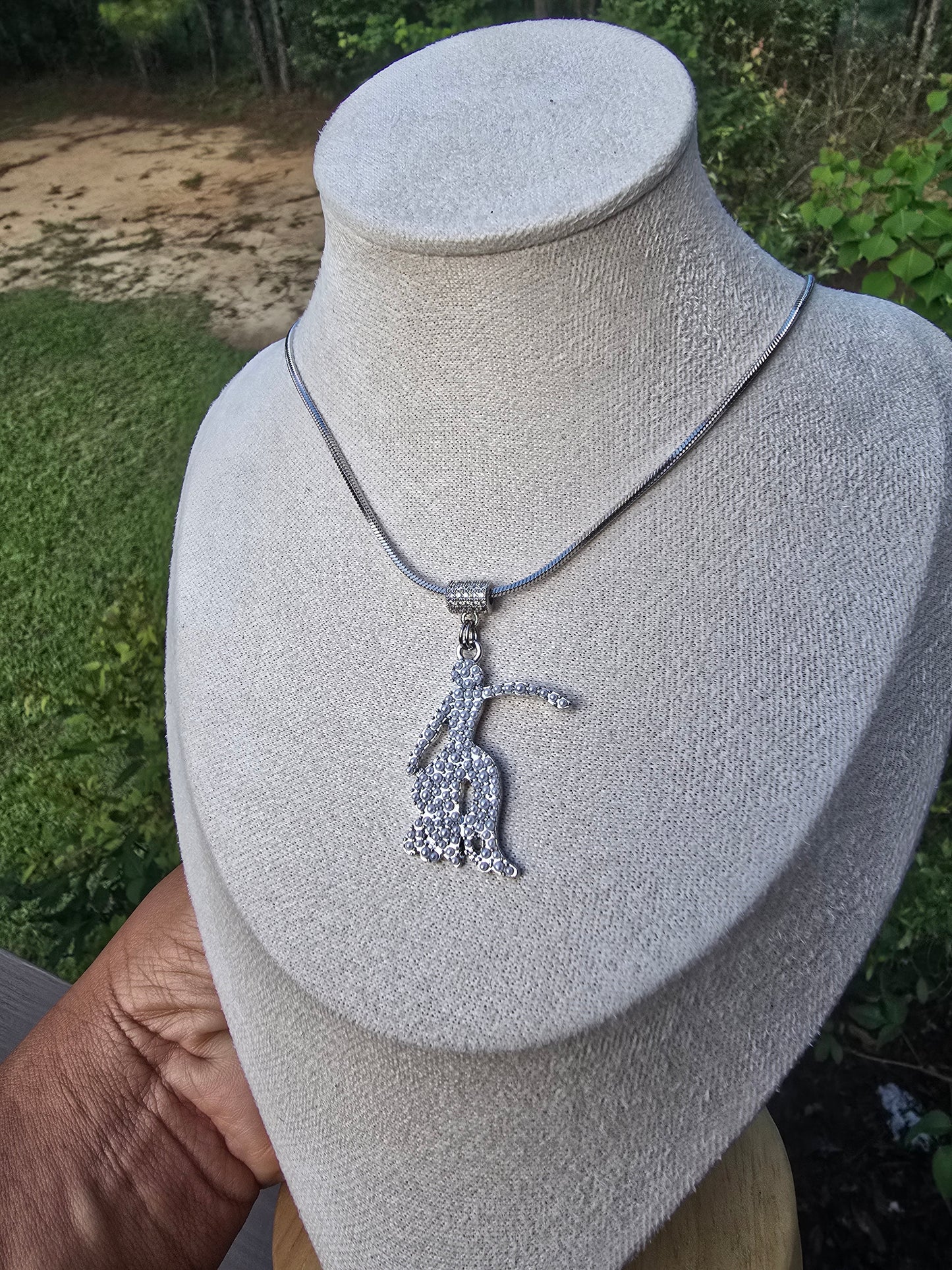 Delta Sigma Theta Sorority Lady Fortitude Necklace