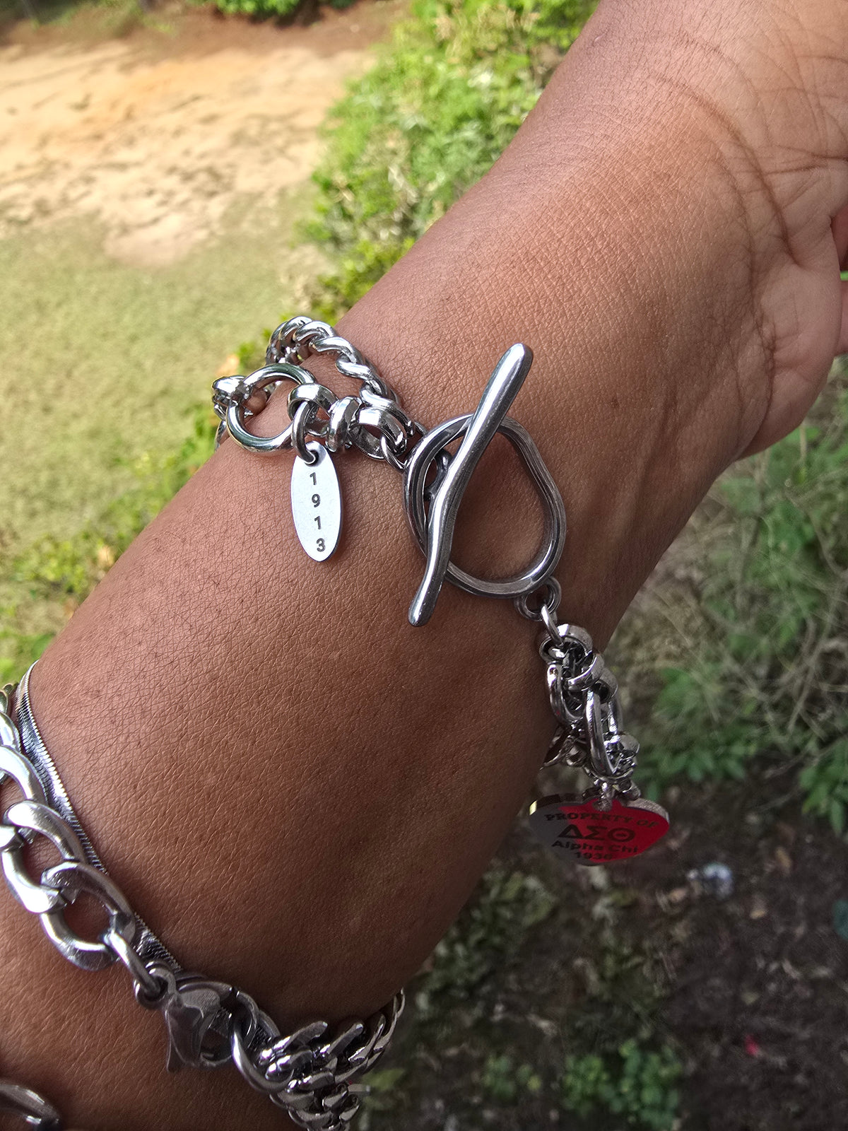 Property of Delta Sigma Theta Sorority Alpha Chi 1936 Custom Bracelet