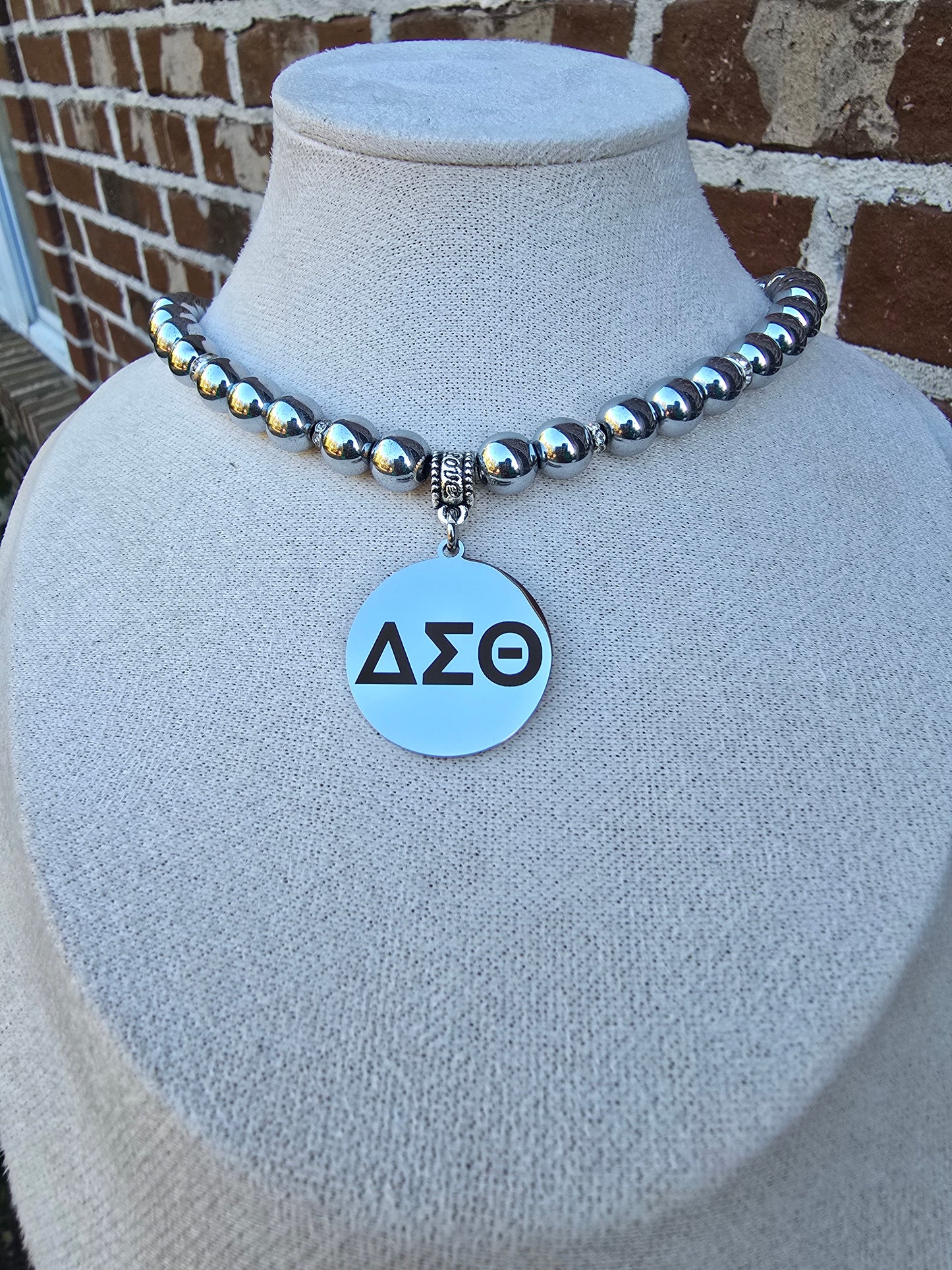 Delta Sigma Theta Beaded Sorority Necklaces - Beaded Sorority Necklace - Delta Sigma Theta Jewelry
