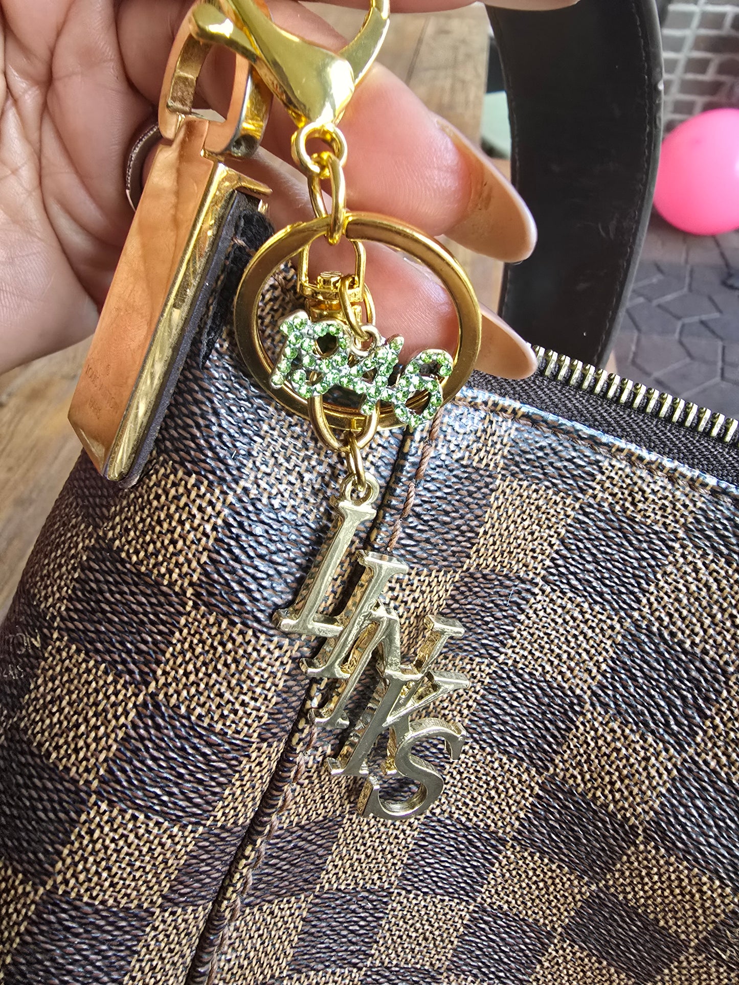 Links Handbag Charm/Key Ring - Links Purse Charm - Social Organization Charm/Key Ring - The Links Purse Charm/Key Ring - 1946 Purse Charm/ Key Ring