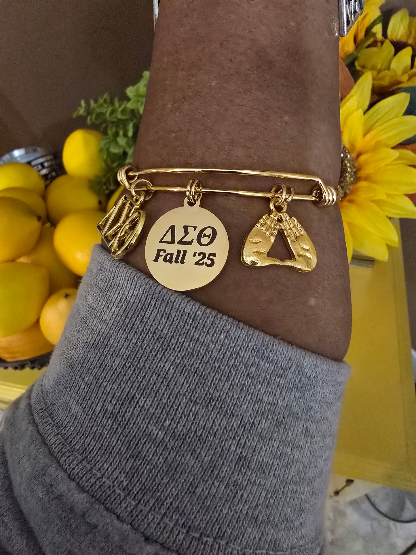 Delta Sigma Theta Fall 2025 Charm Bracelet