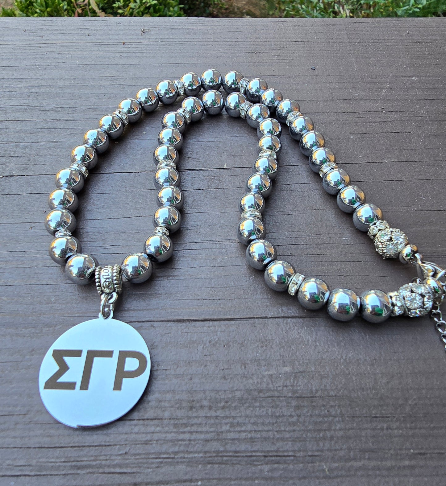 Sigma Gamma Rho Beaded Sorority Necklaces - SGRHO Beaded Sorority Necklace - Sigma Gamma Rho Jewelry