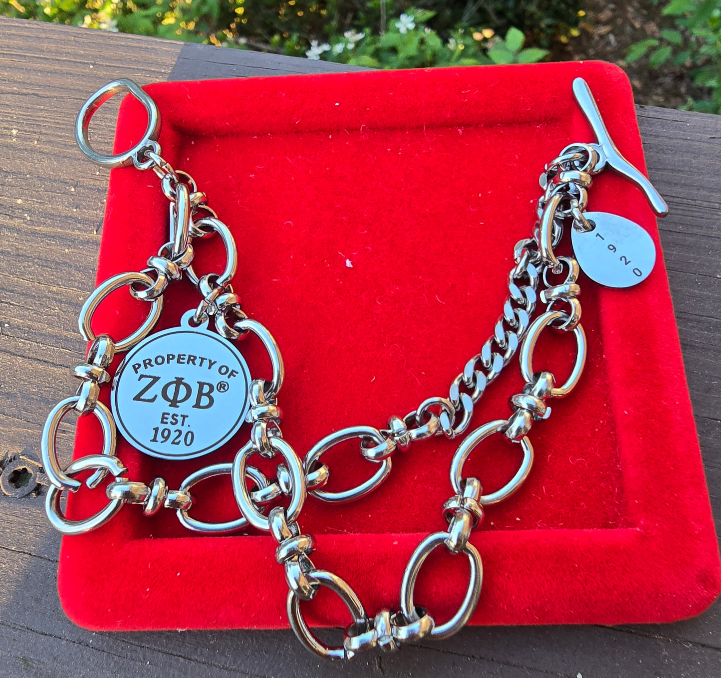 Property of Zeta Phi Beta Bracelet - 1920 - Zeta Bracelet - Sorority Bracelet - Z Phi B Bracelet - Divine Nine - Sorority Jewelry - HBCU bracelet
