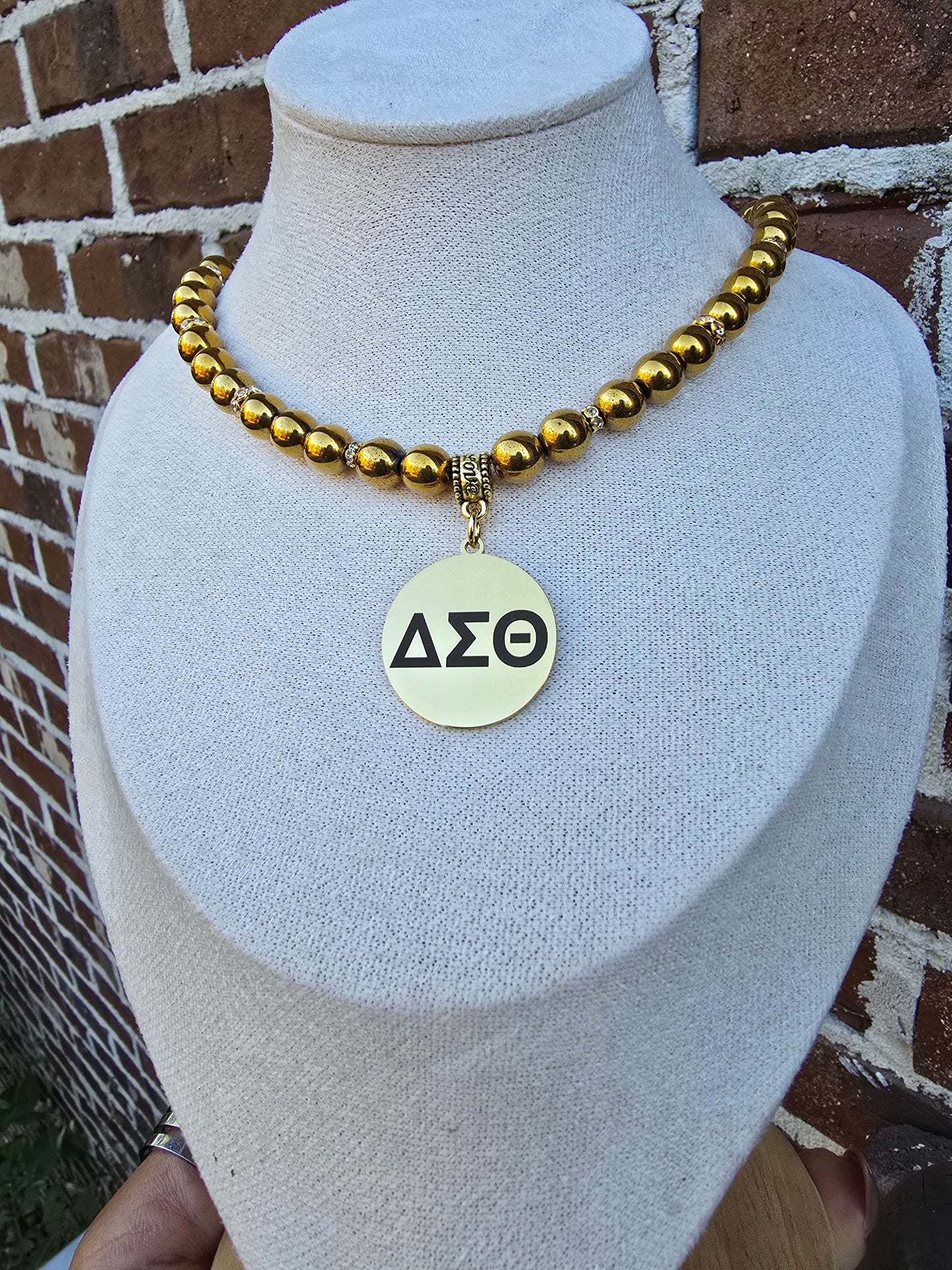 Delta Sigma Theta Beaded Sorority Necklaces - Beaded Sorority Necklace - Delta Sigma Theta Jewelry