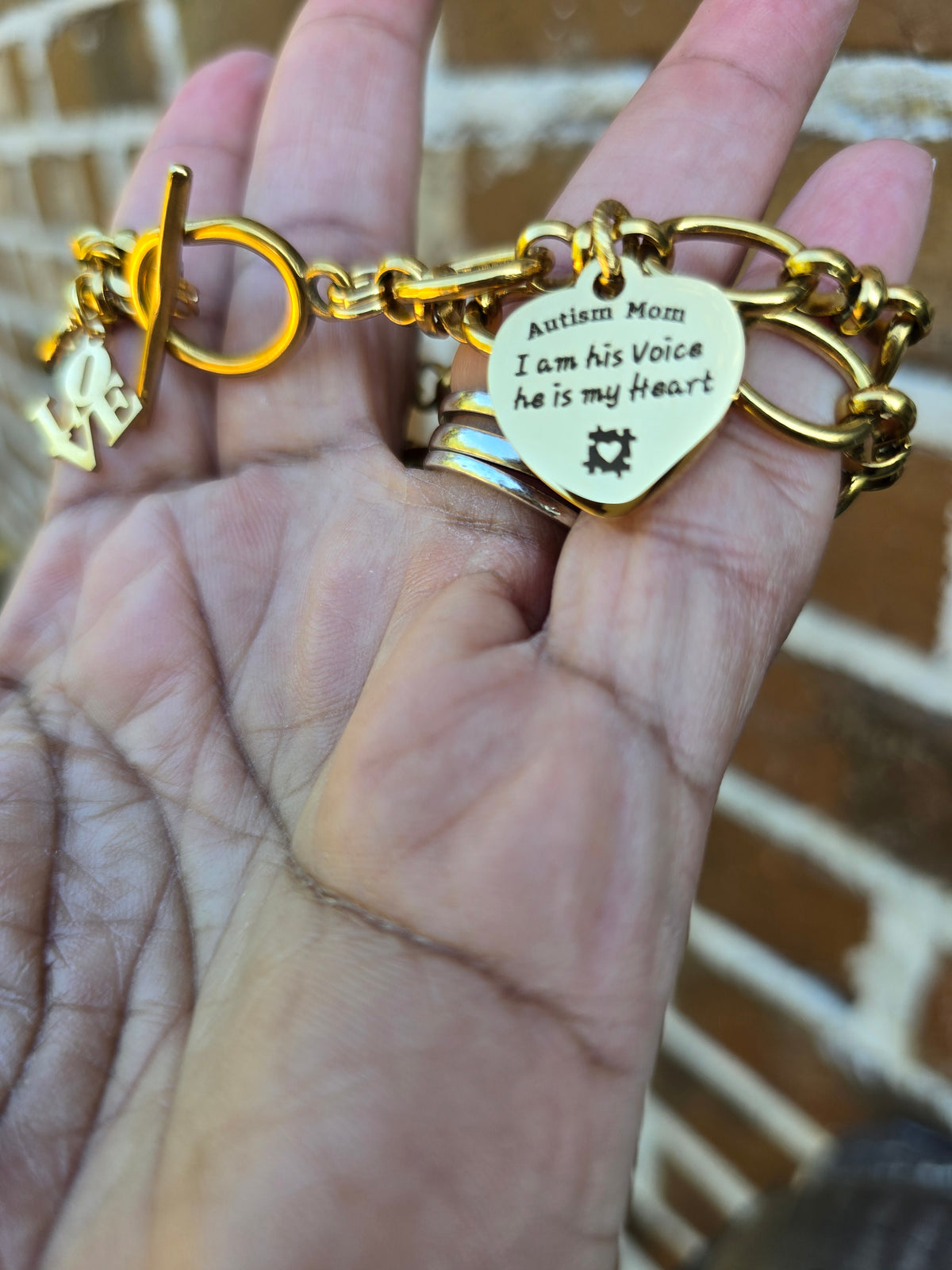 Autism Awareness Bracelet - Autism Mom Bracelet - Autism Advocate Bracelet