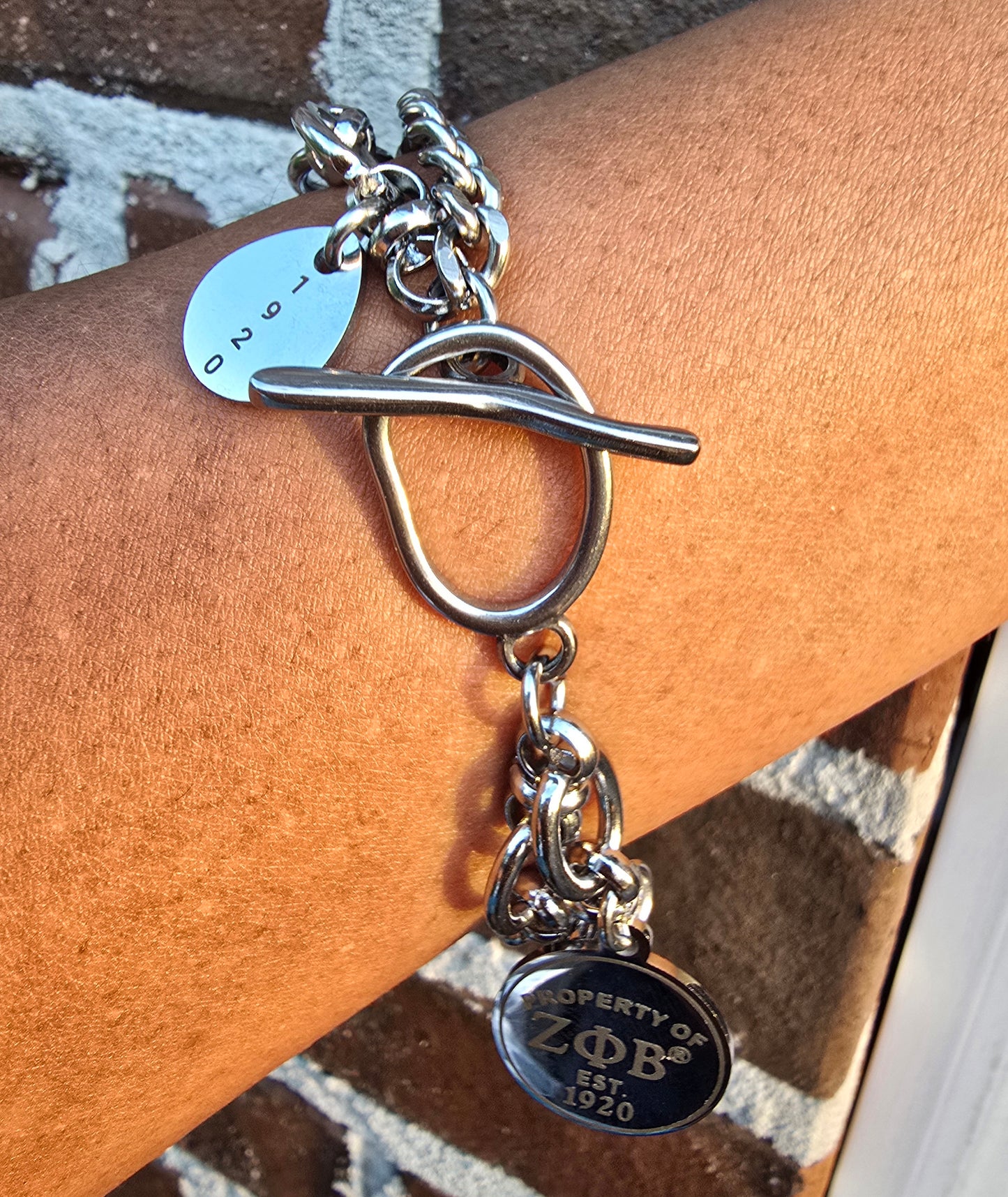 Property of Zeta Phi Beta Bracelet - 1920 - Zeta Bracelet - Sorority Bracelet - Z Phi B Bracelet - Divine Nine - Sorority Jewelry - HBCU bracelet