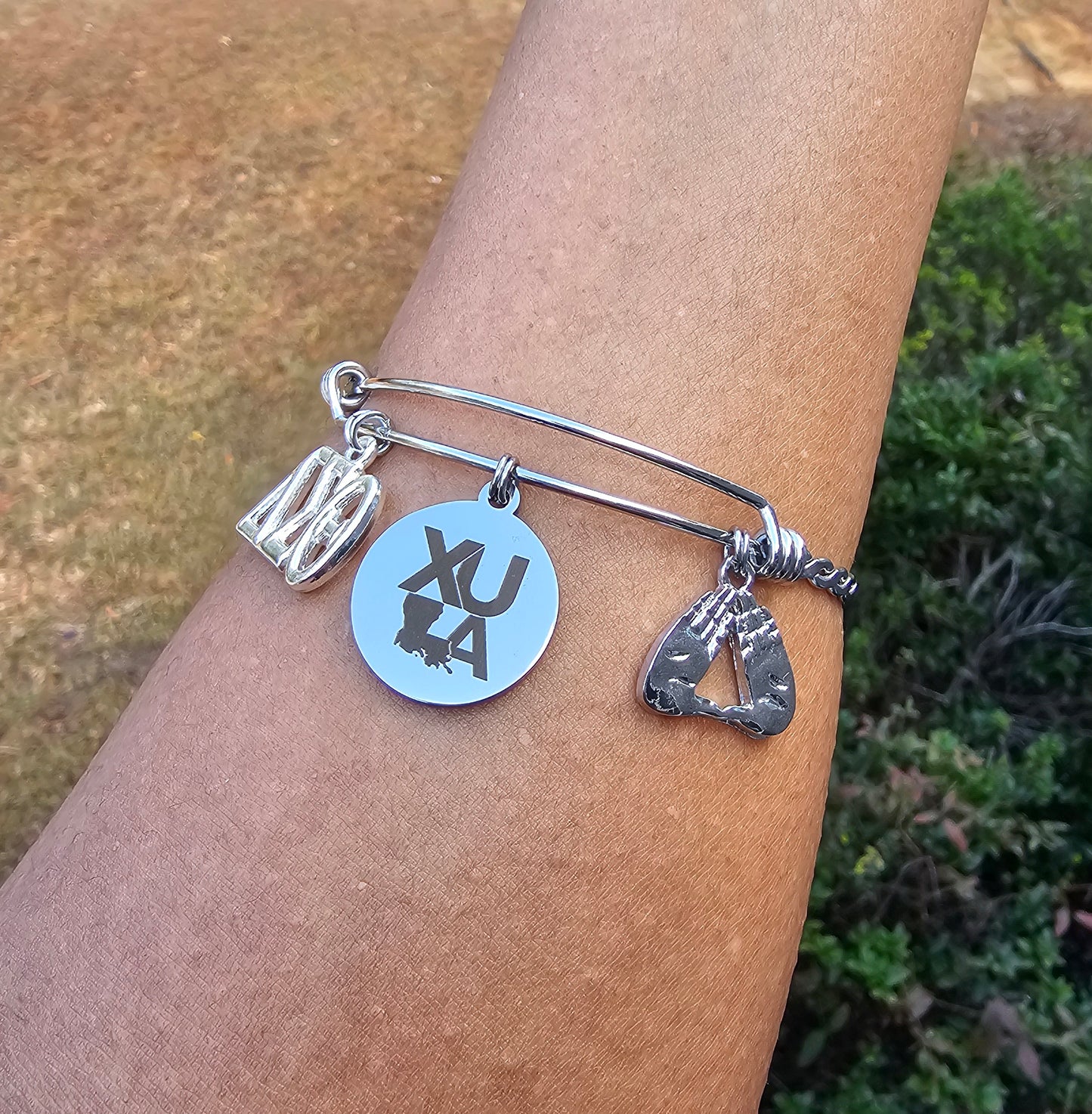 Xavier University of Louisiana Bracelet Available In Gold and Silver