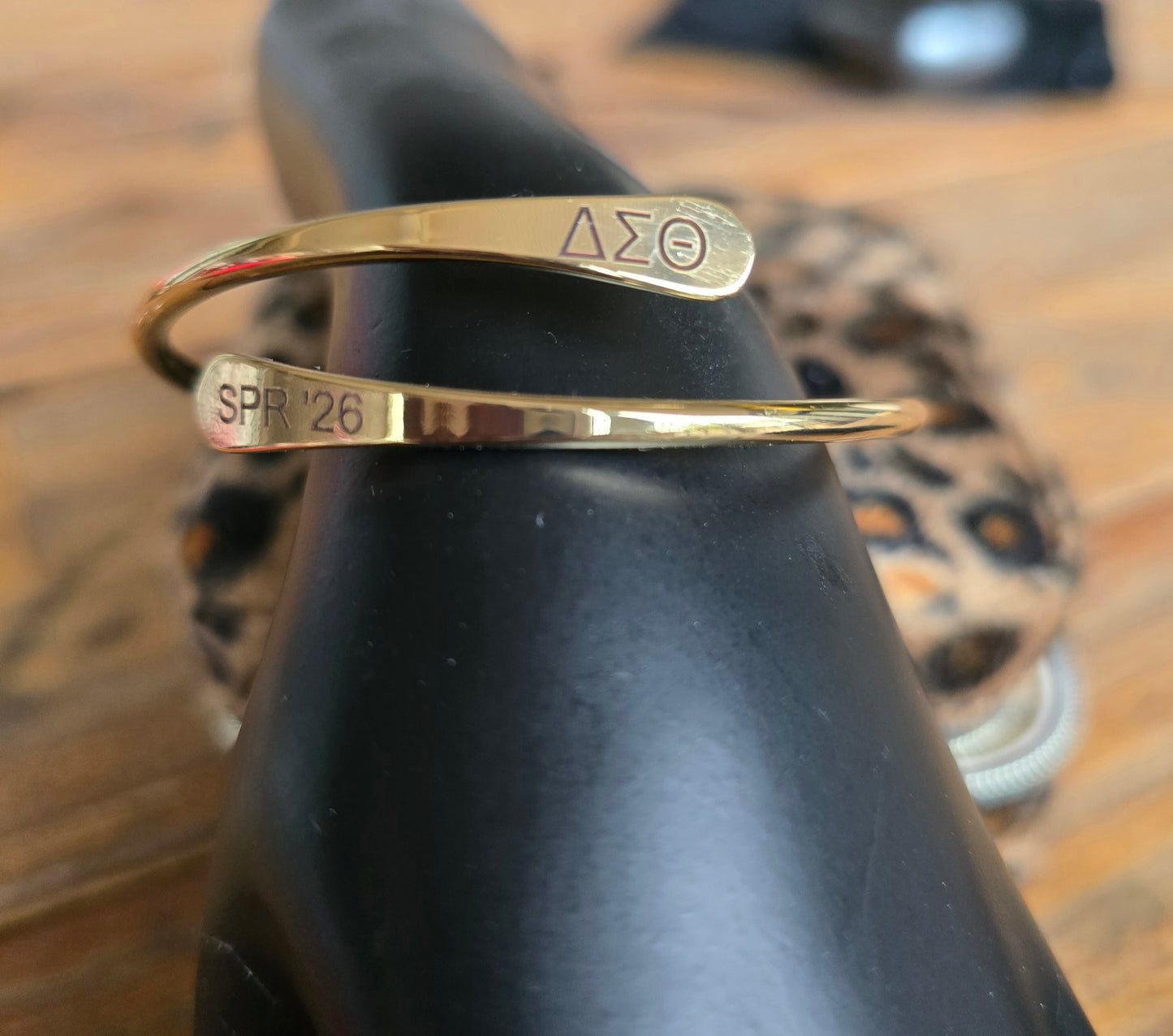 Delta Spring 2026 Adjustable Cuff Bracelet - HBCU Bracelet Delta Sigma Theta Bracelet - DST - Spring 2026 - Sorority Jewelry