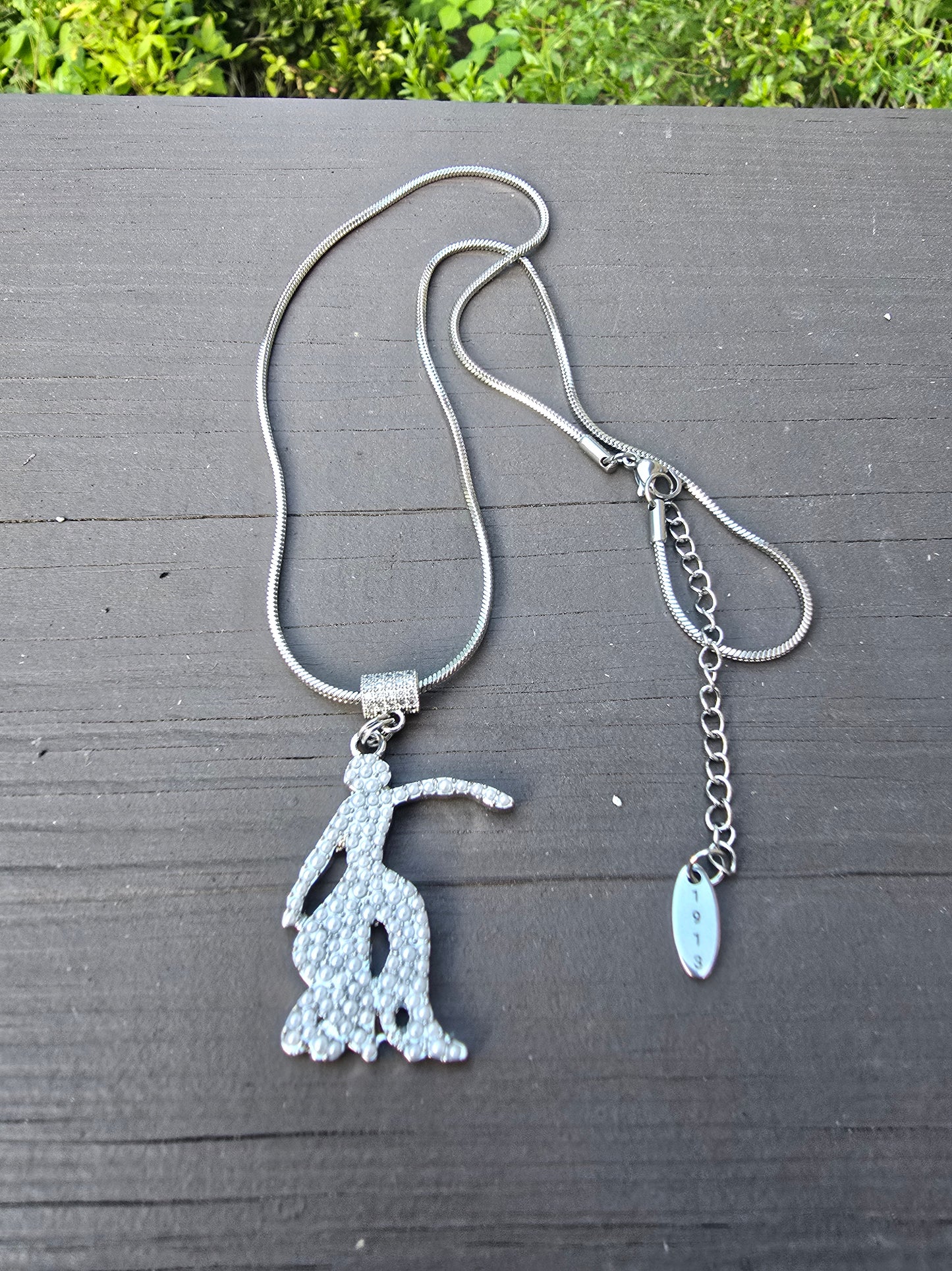 Delta Sigma Theta Sorority Lady Fortitude Necklace