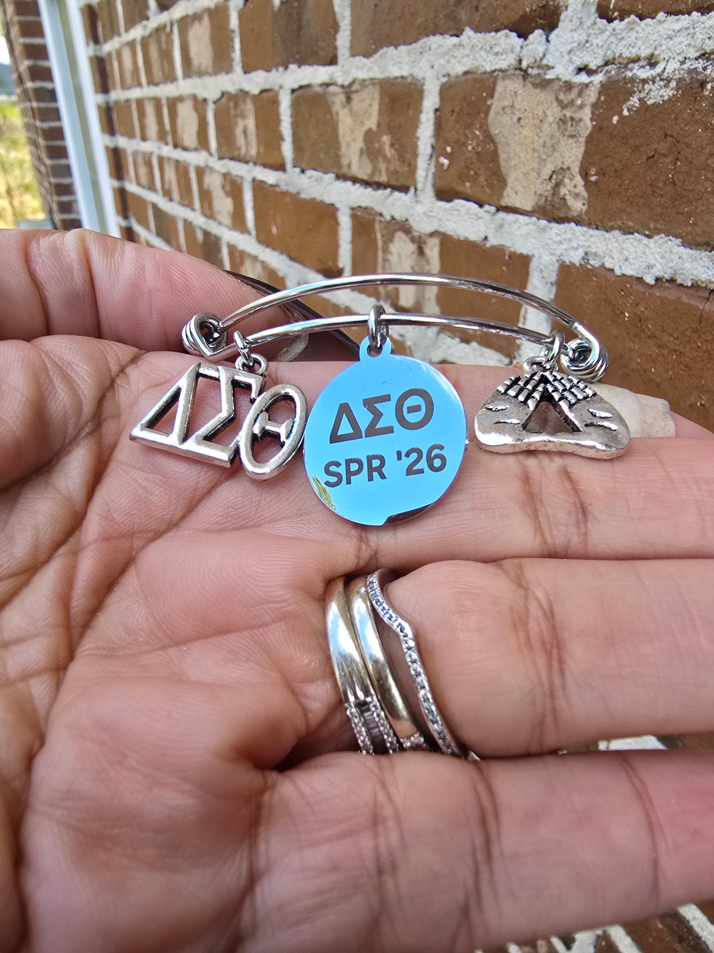 Delta Spring 2026 Charm Bracelet - HBCU Bracelet Delta Sigma Theta Bracelet - DST - Spring 2026 - Sorority Jewelry