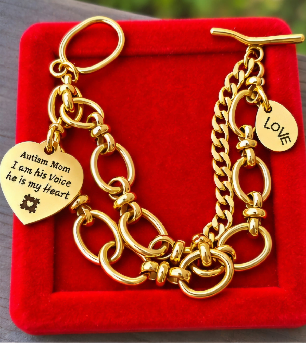 Autism Awareness Bracelet - Autism Mom Bracelet - Autism Advocate Bracelet
