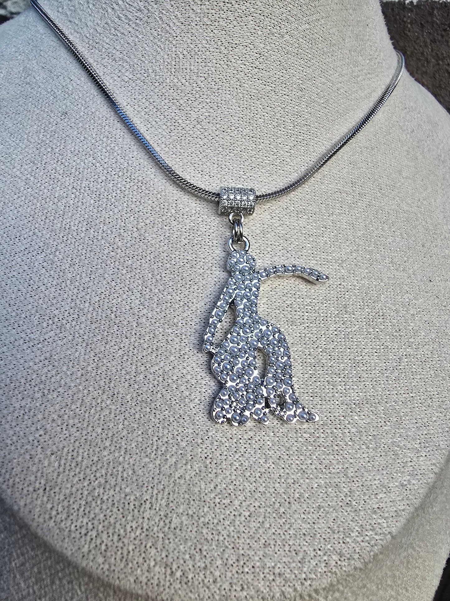 Delta Sigma Theta Sorority Lady Fortitude Necklace