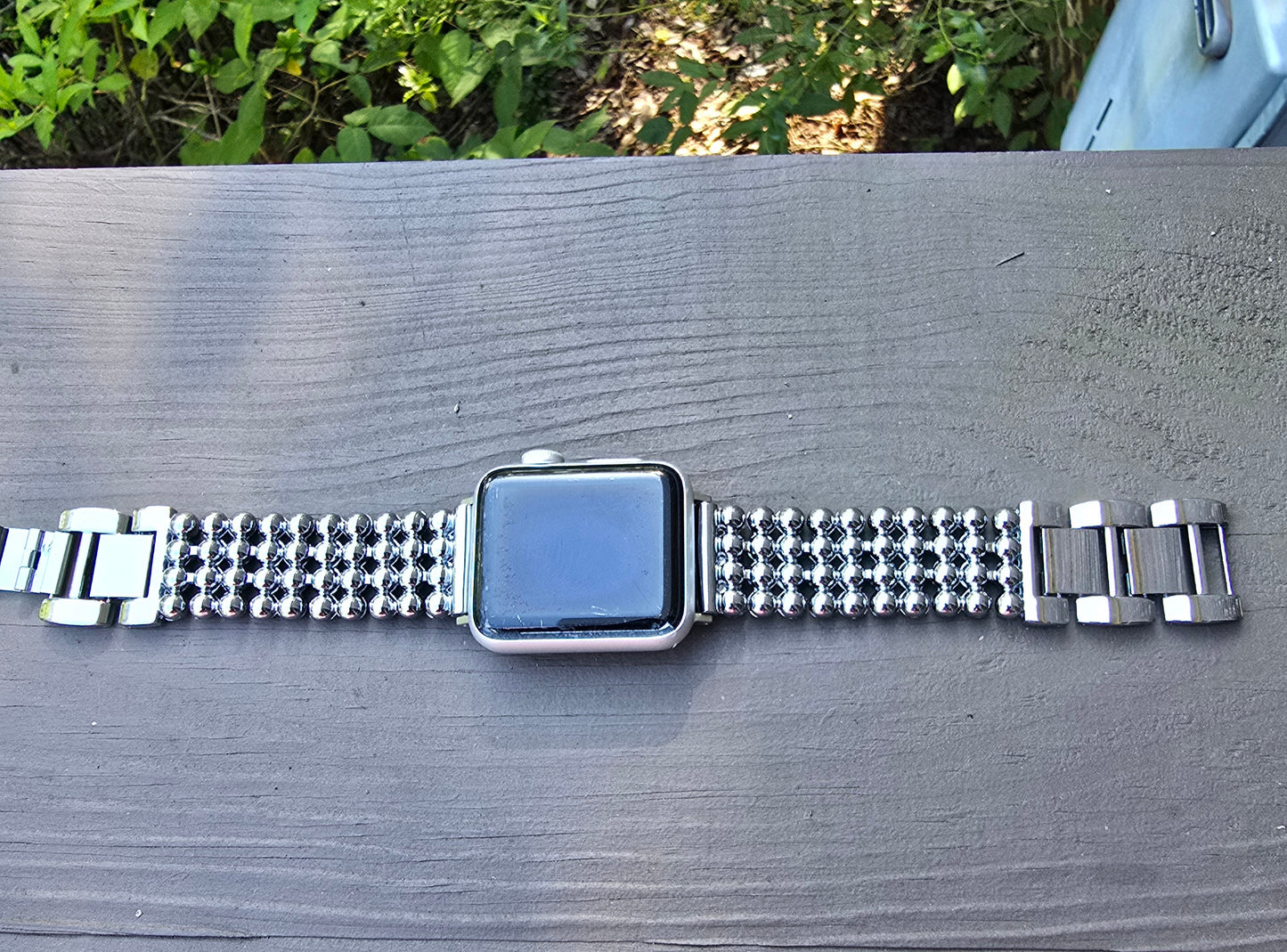 Customize your apple link watch band available in silver & gold (select up to 6 charms of your choice)