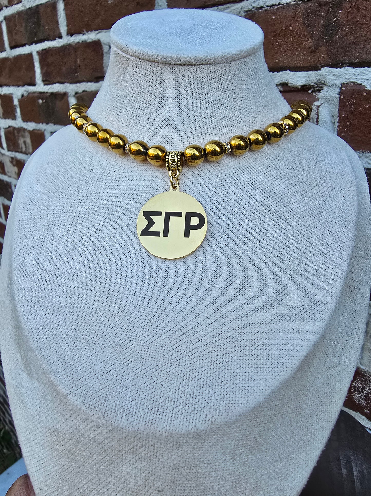 Sigma Gamma Rho Beaded Sorority Necklaces - SGRHO Beaded Sorority Necklace - Sigma Gamma Rho Jewelry
