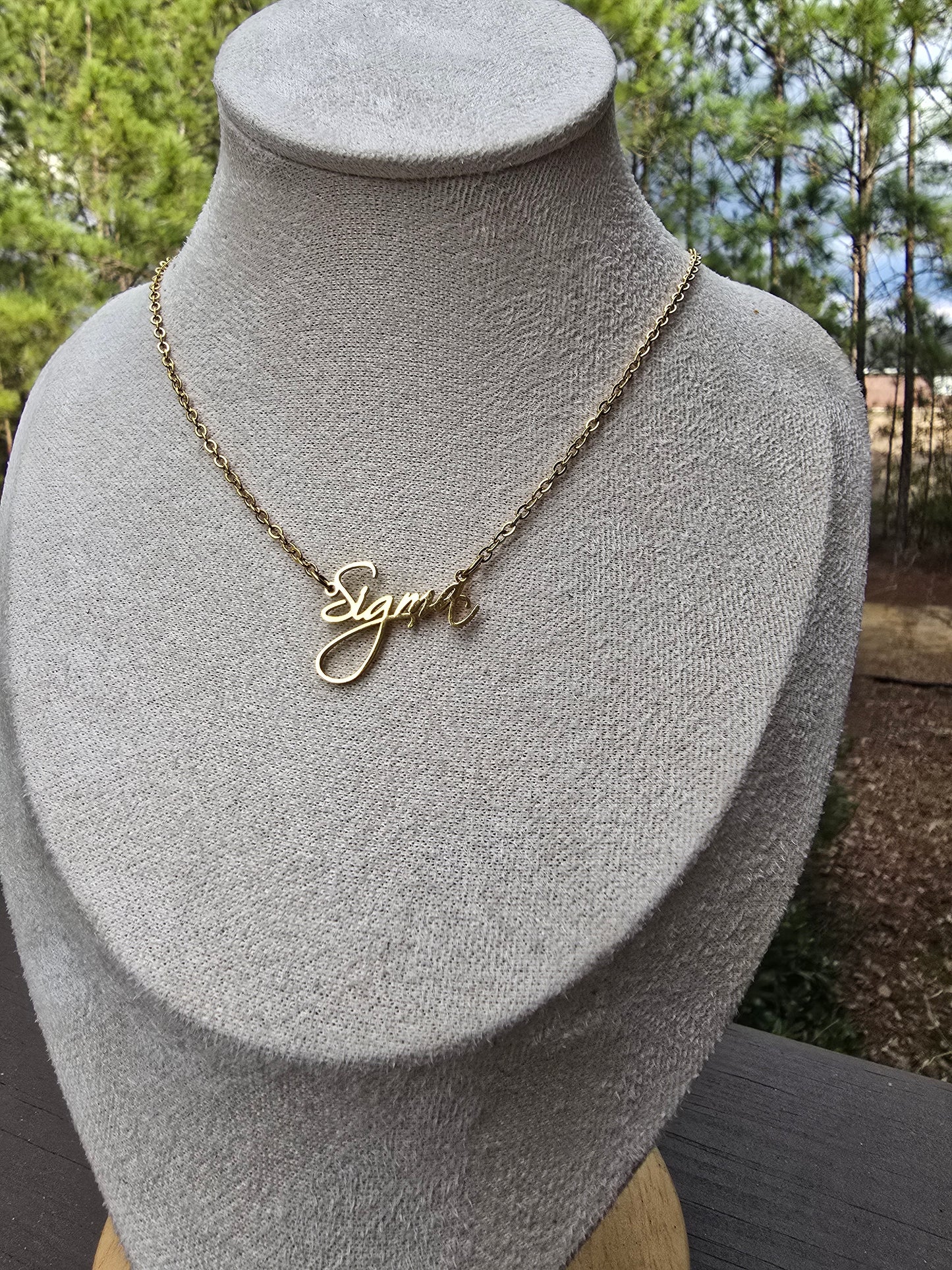 Sigma necklace - Sorority necklace - Sigma Jewelry - Sigma gift - HBCU - Divine Nine Sororities