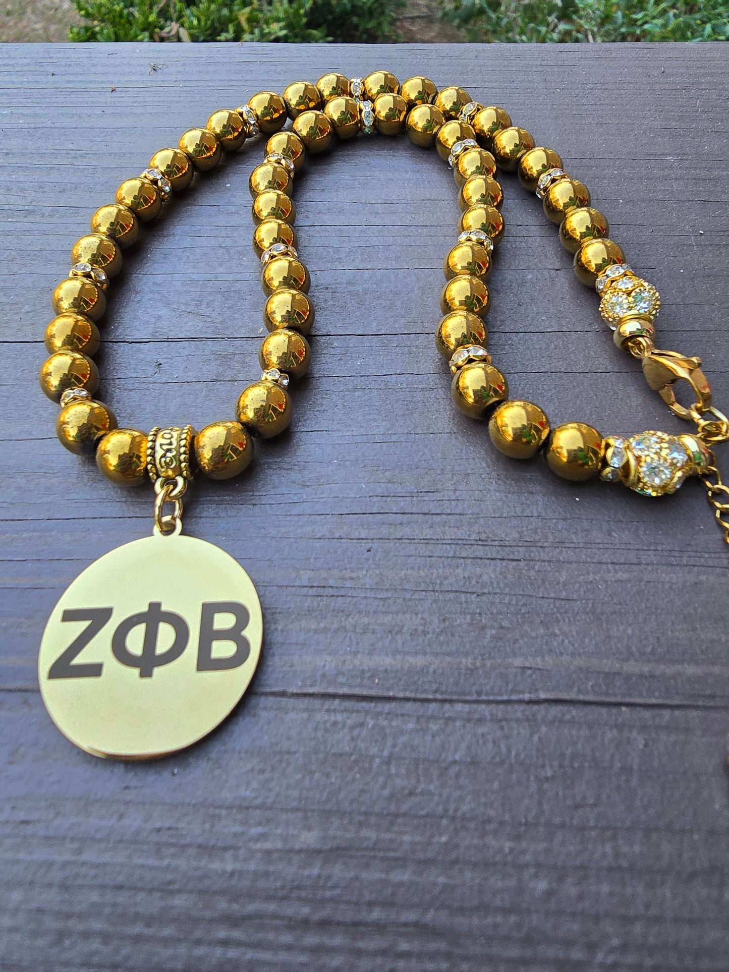 Zeta Phi Beta Beaded Sorority Necklaces - Z Phi B Beaded Sorority Necklace - Zeta Phi Beta Jewelry