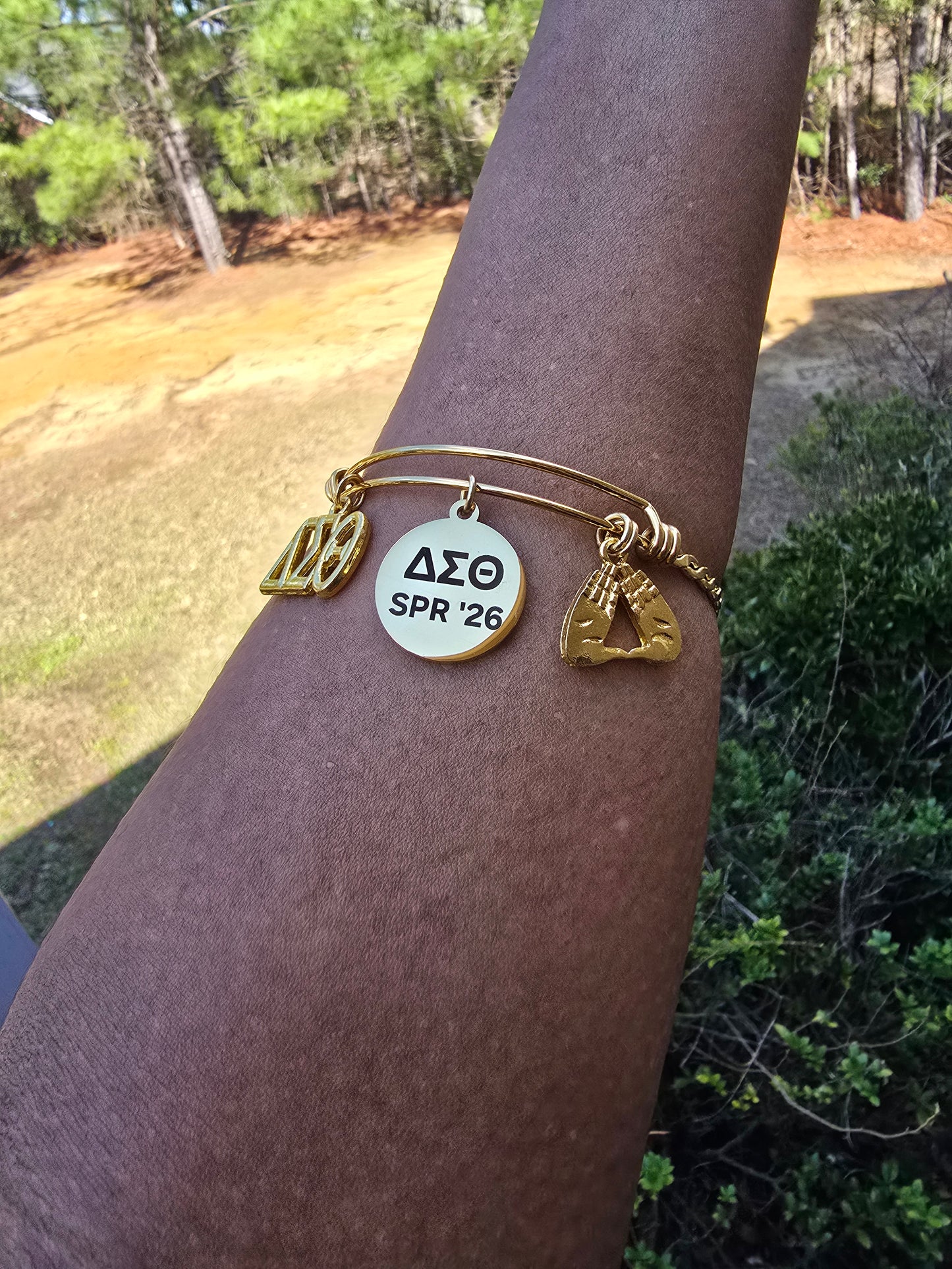 Delta Spring 2026 Charm Bracelet - HBCU Bracelet Delta Sigma Theta Bracelet - DST - Spring 2026 - Sorority Jewelry