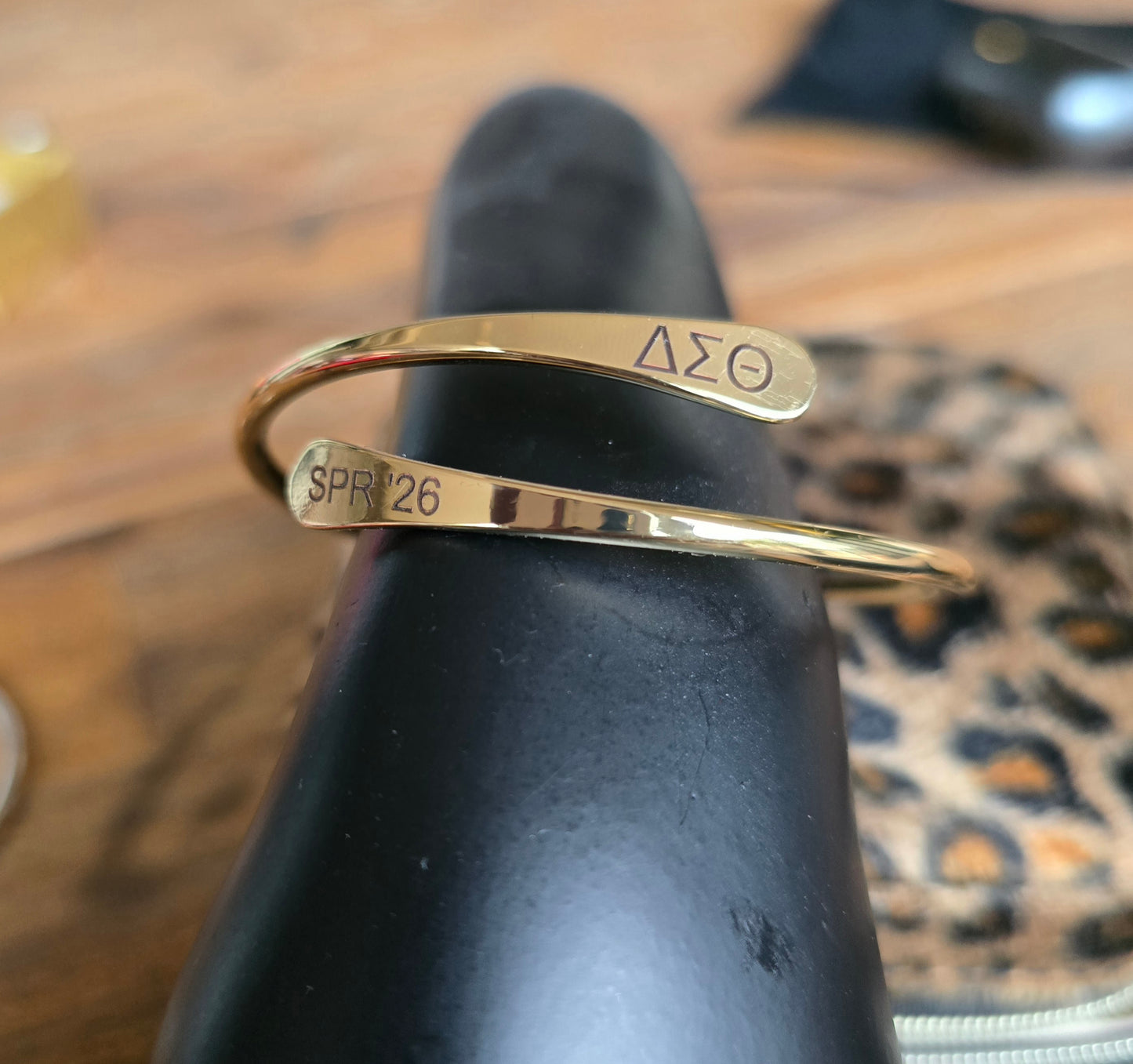 Delta Spring 2026 Adjustable Cuff Bracelet - HBCU Bracelet Delta Sigma Theta Bracelet - DST - Spring 2026 - Sorority Jewelry
