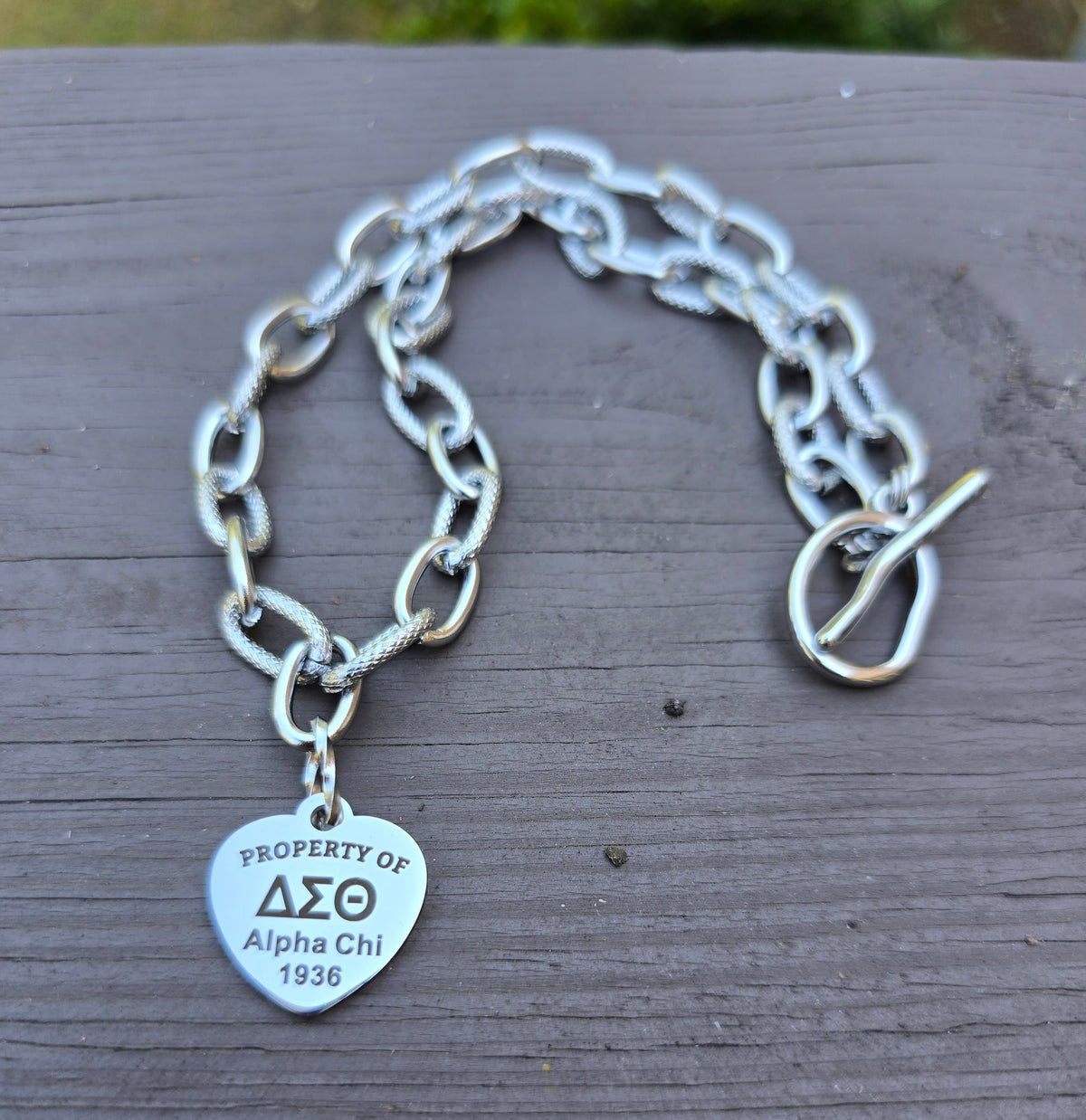 Property of Delta Sigma Theta Sorority Alpha Chi 1936 Custom Necklace