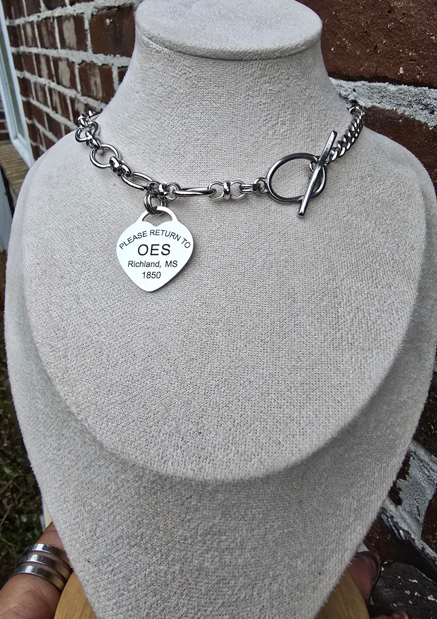 Order of Eastern Star Necklace - 1850 Necklace - OES Jewelry - OES gift - HBCU Jewelry