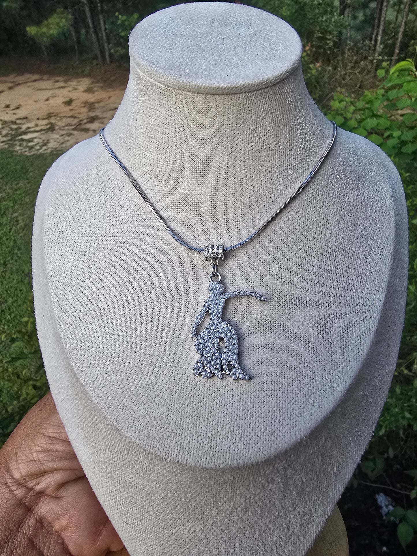 Delta Sigma Theta Sorority Lady Fortitude Necklace